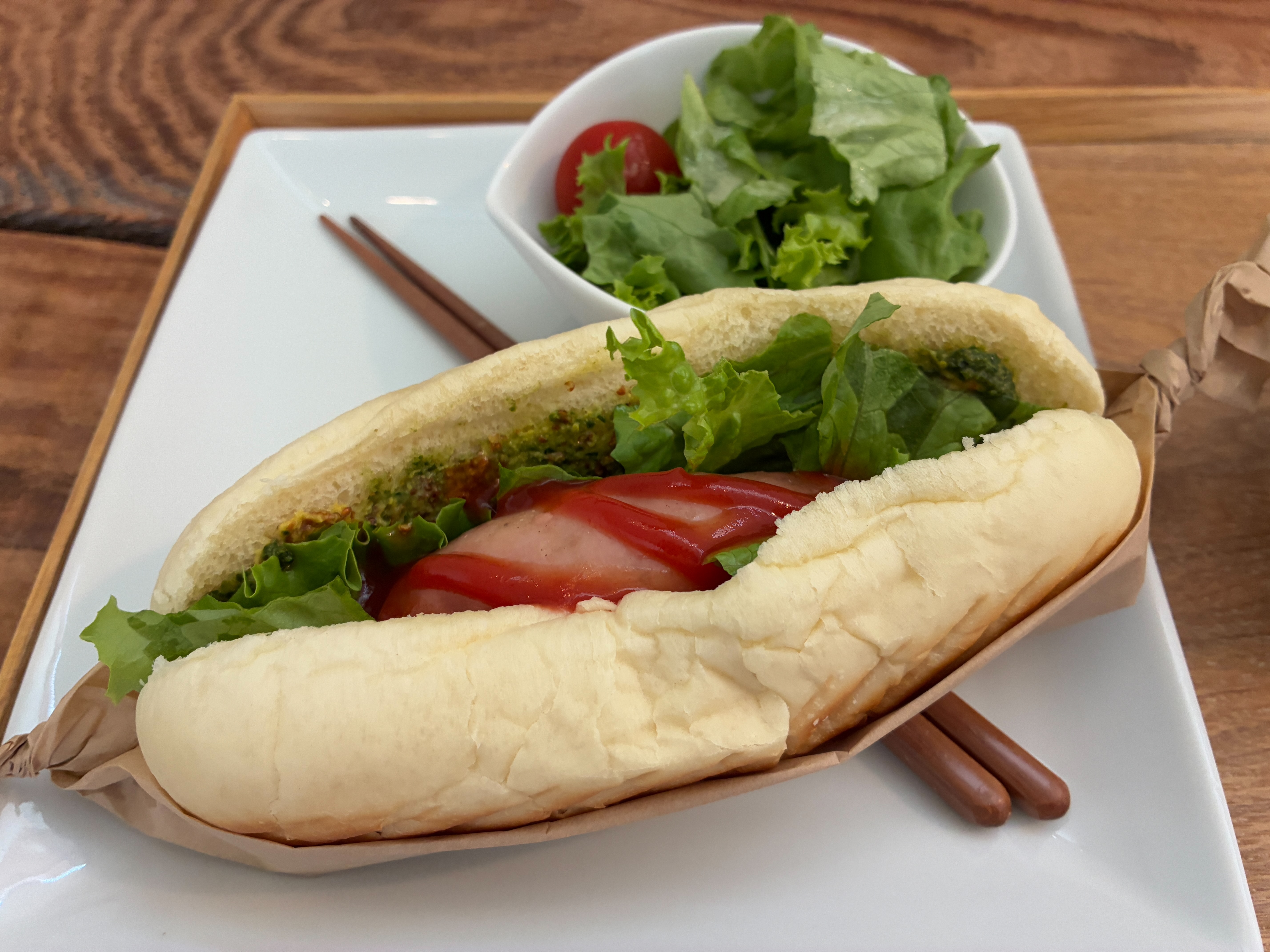作並温泉 アルベロカフェ ホットドック