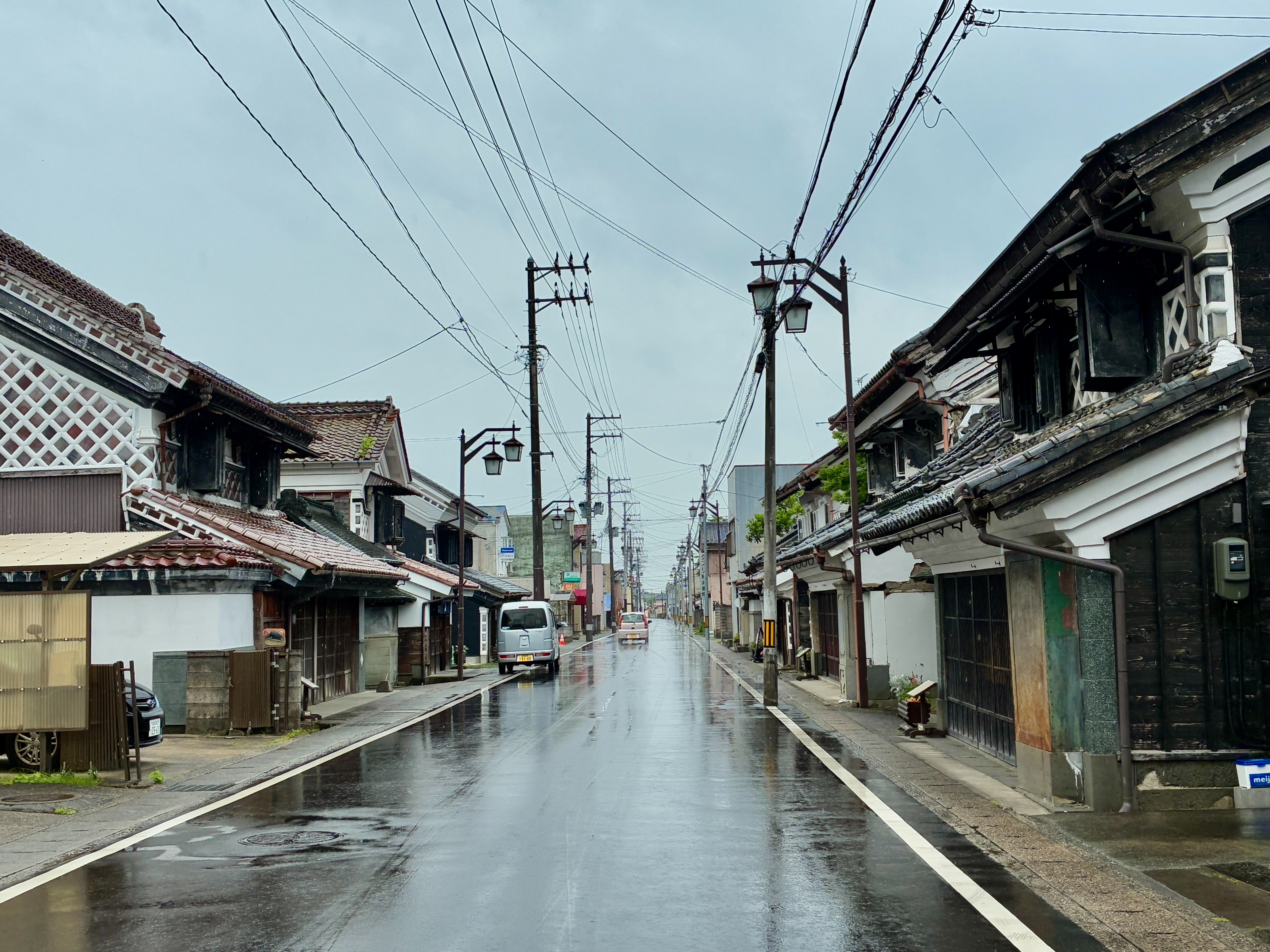 重伝建 村田町村田 蔵の町並み 街道