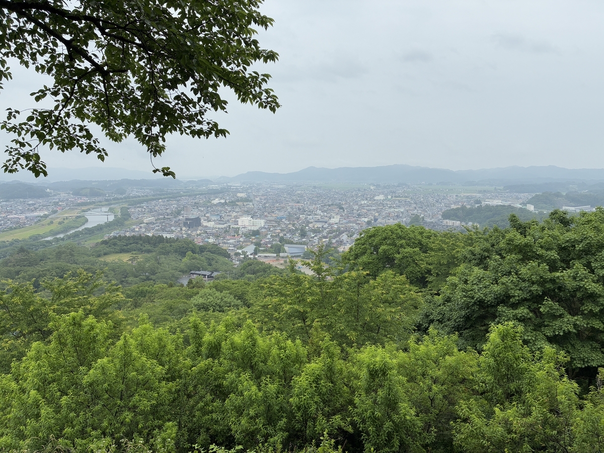 船岡城址公園 観音像東側展望台