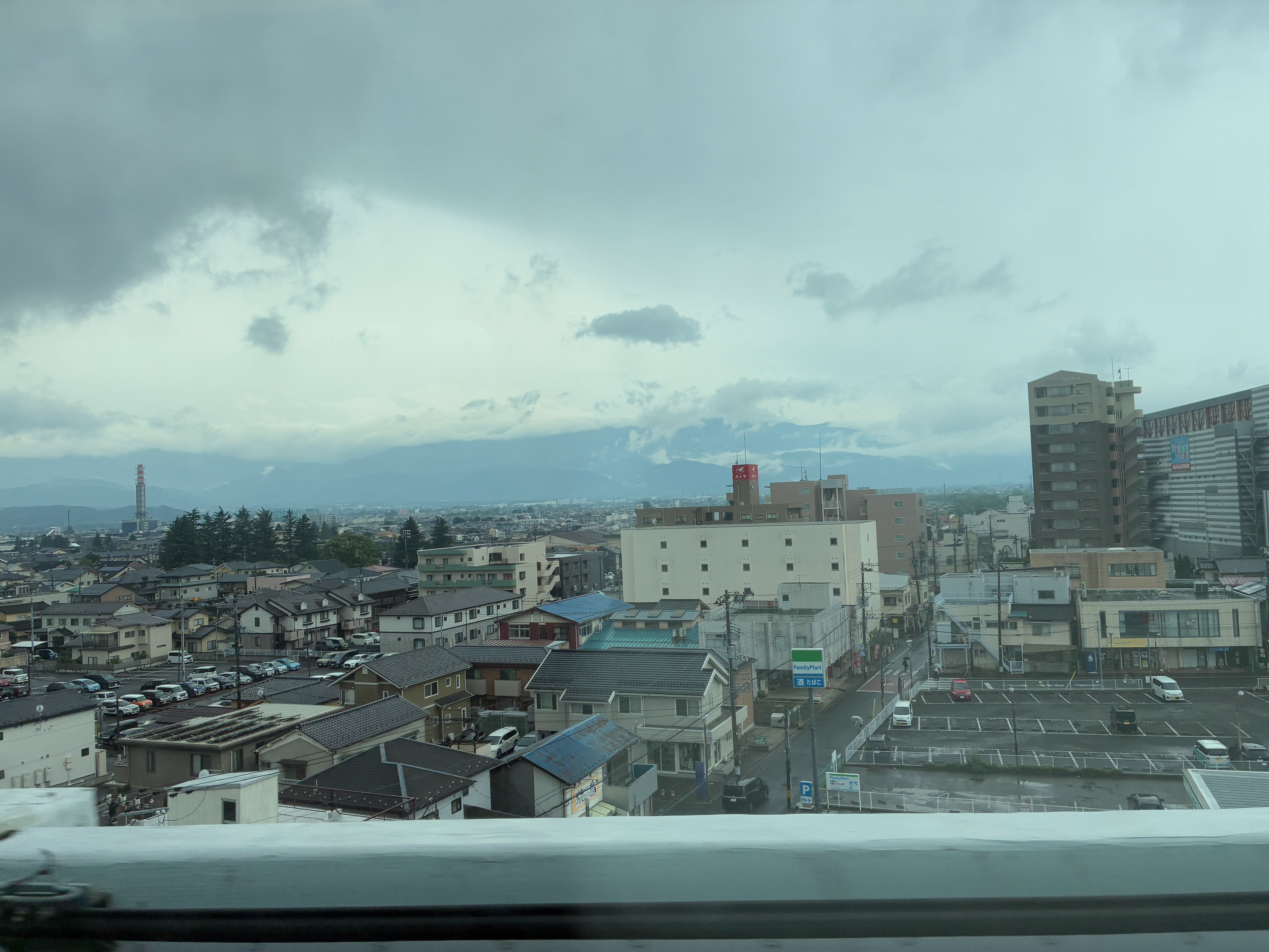 東北新幹線 車窓から