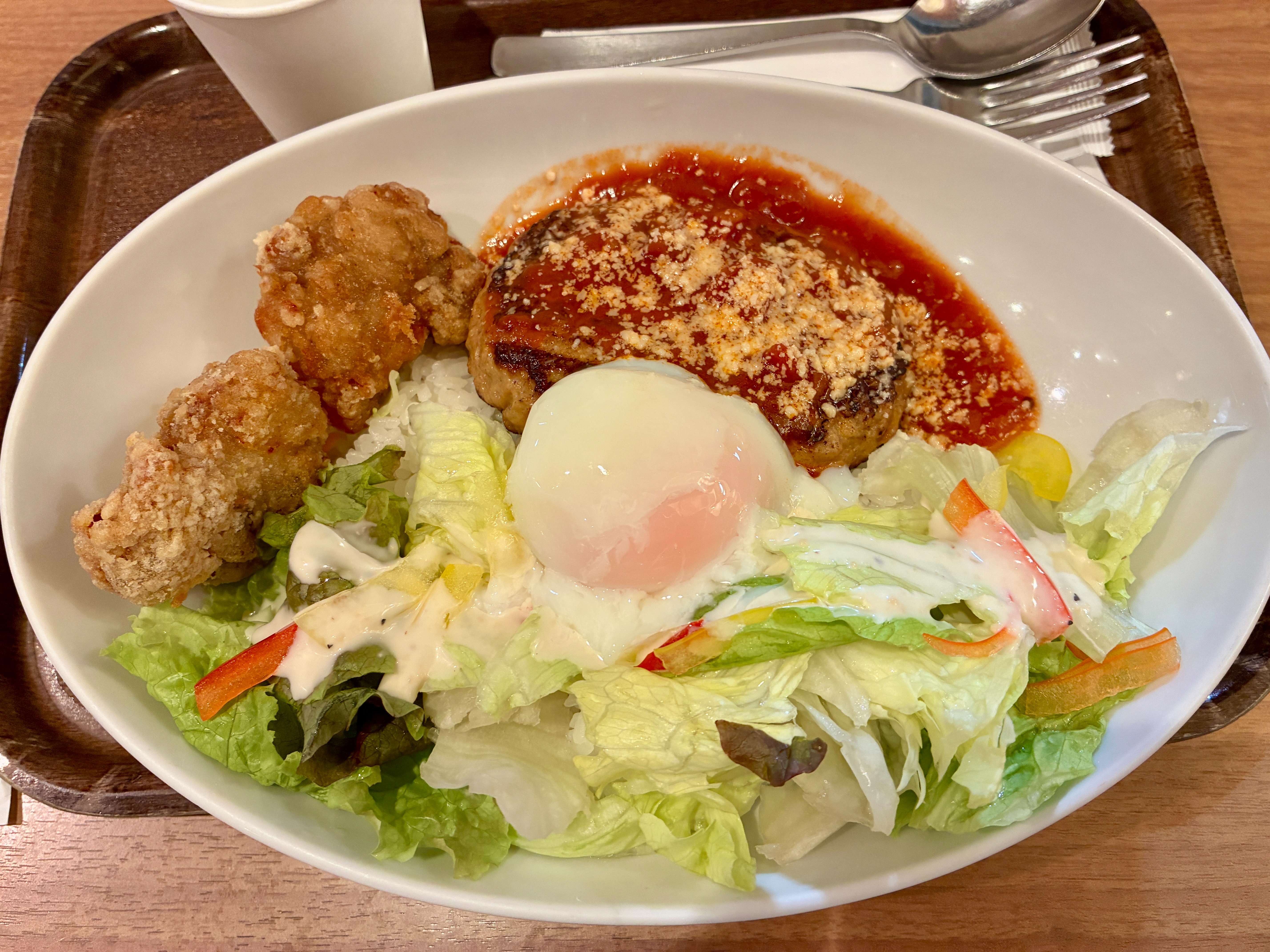 成田空港第2ターミナル エヌズコート ロコモコプレート