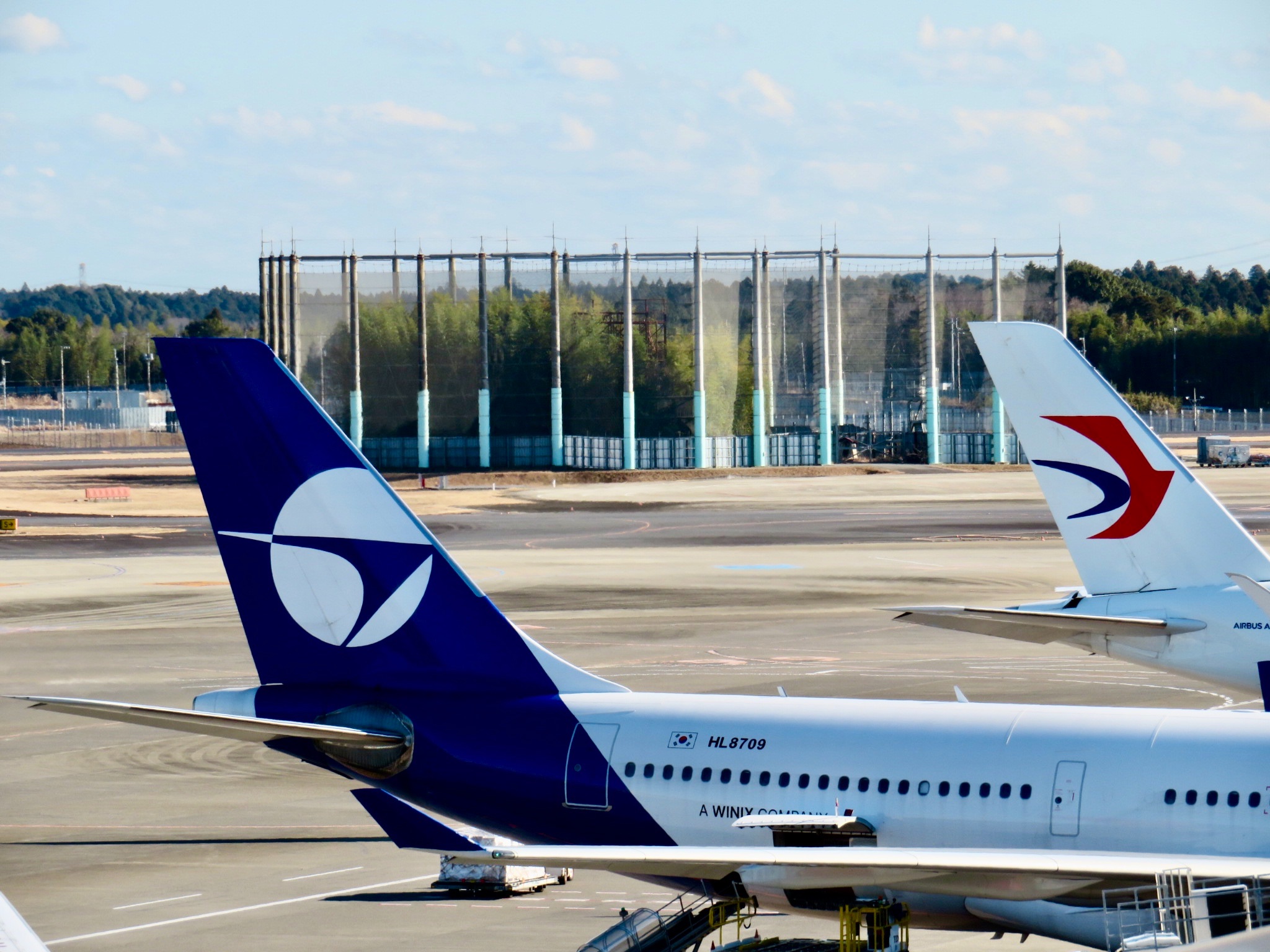 成田空港第2ターミナル 見学デッキ(南) 横堀鉄塔
