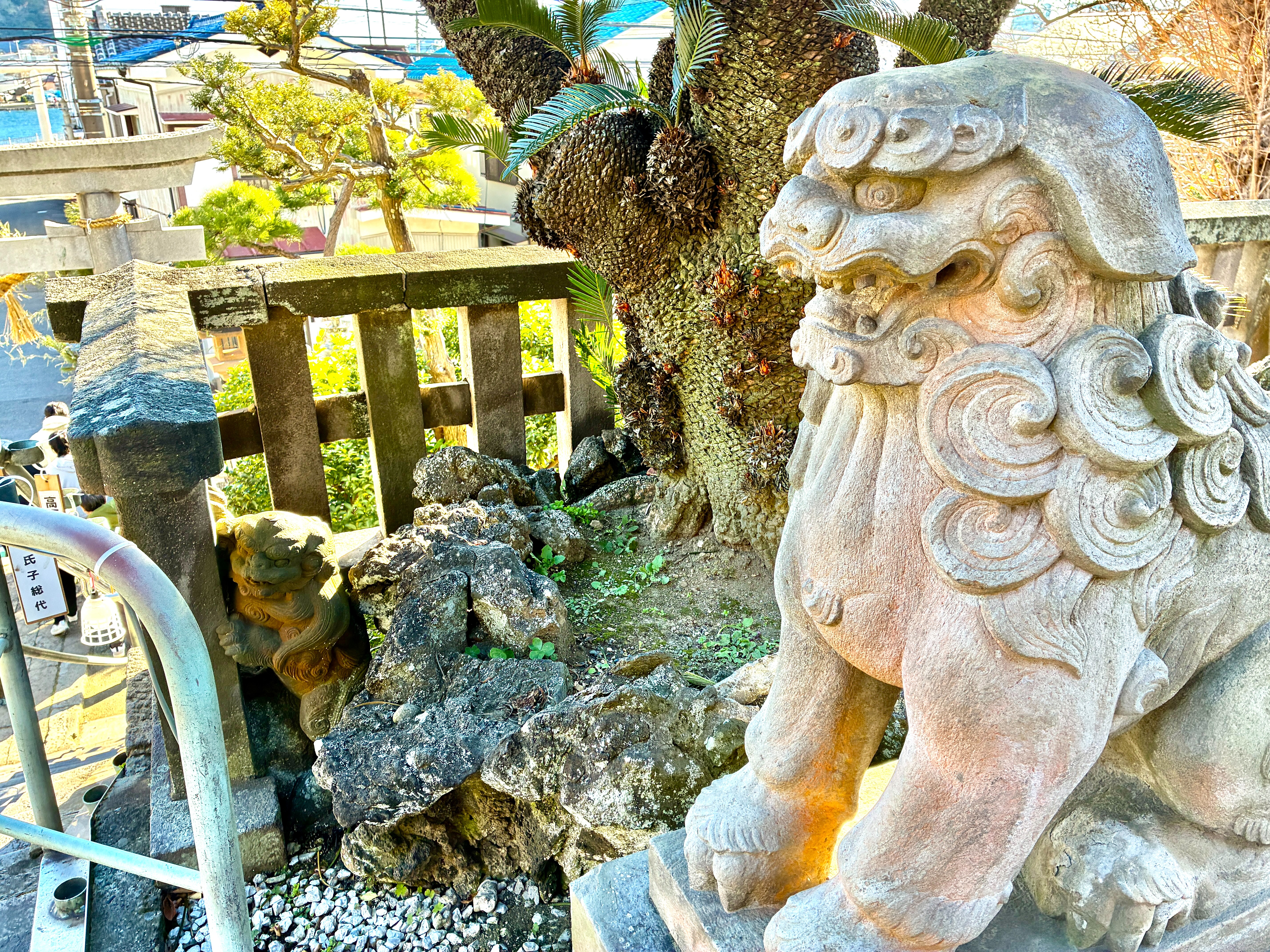 浦賀 西叶神社 隠れ狛犬
