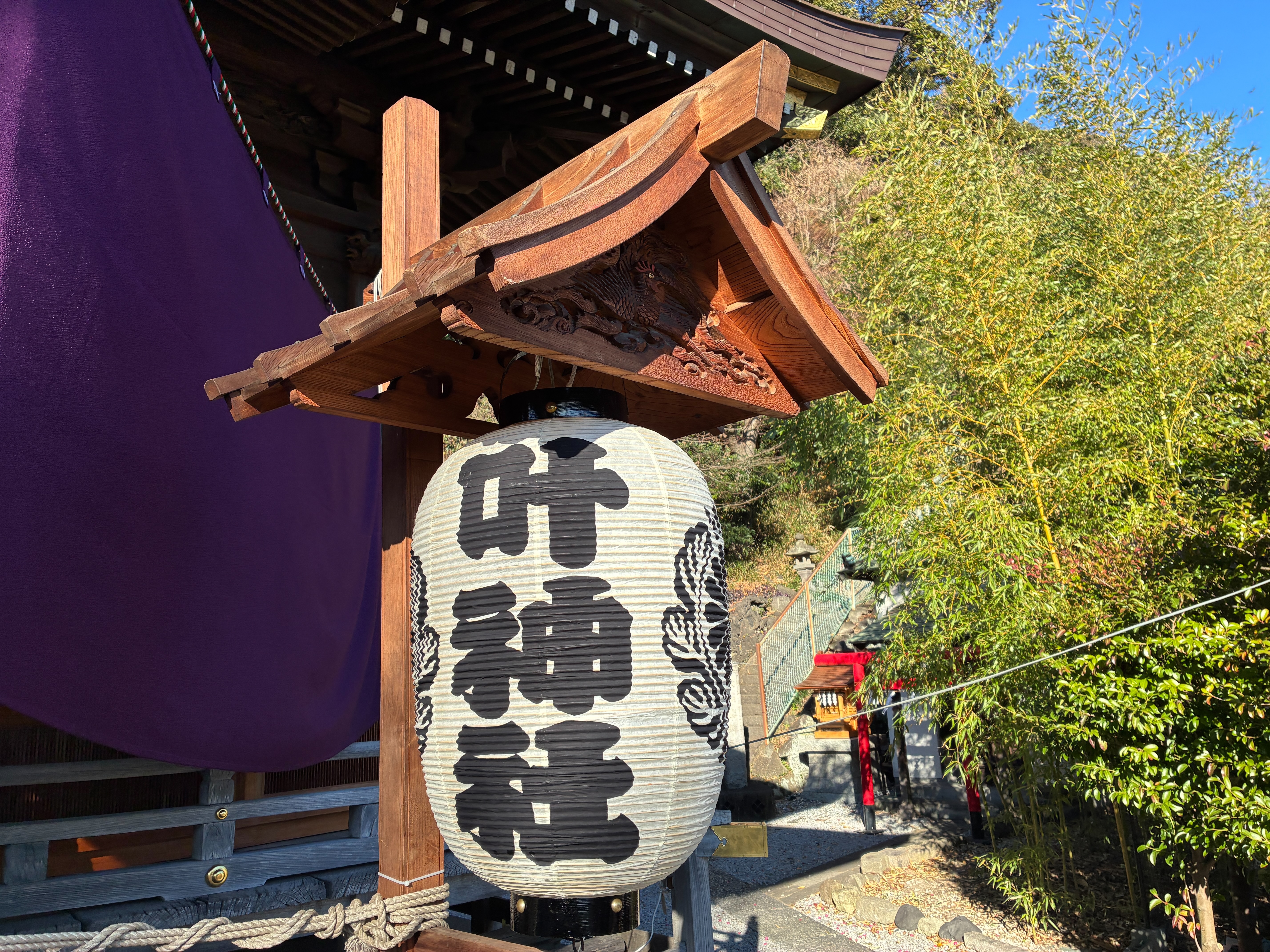 西浦賀 叶神社 提灯