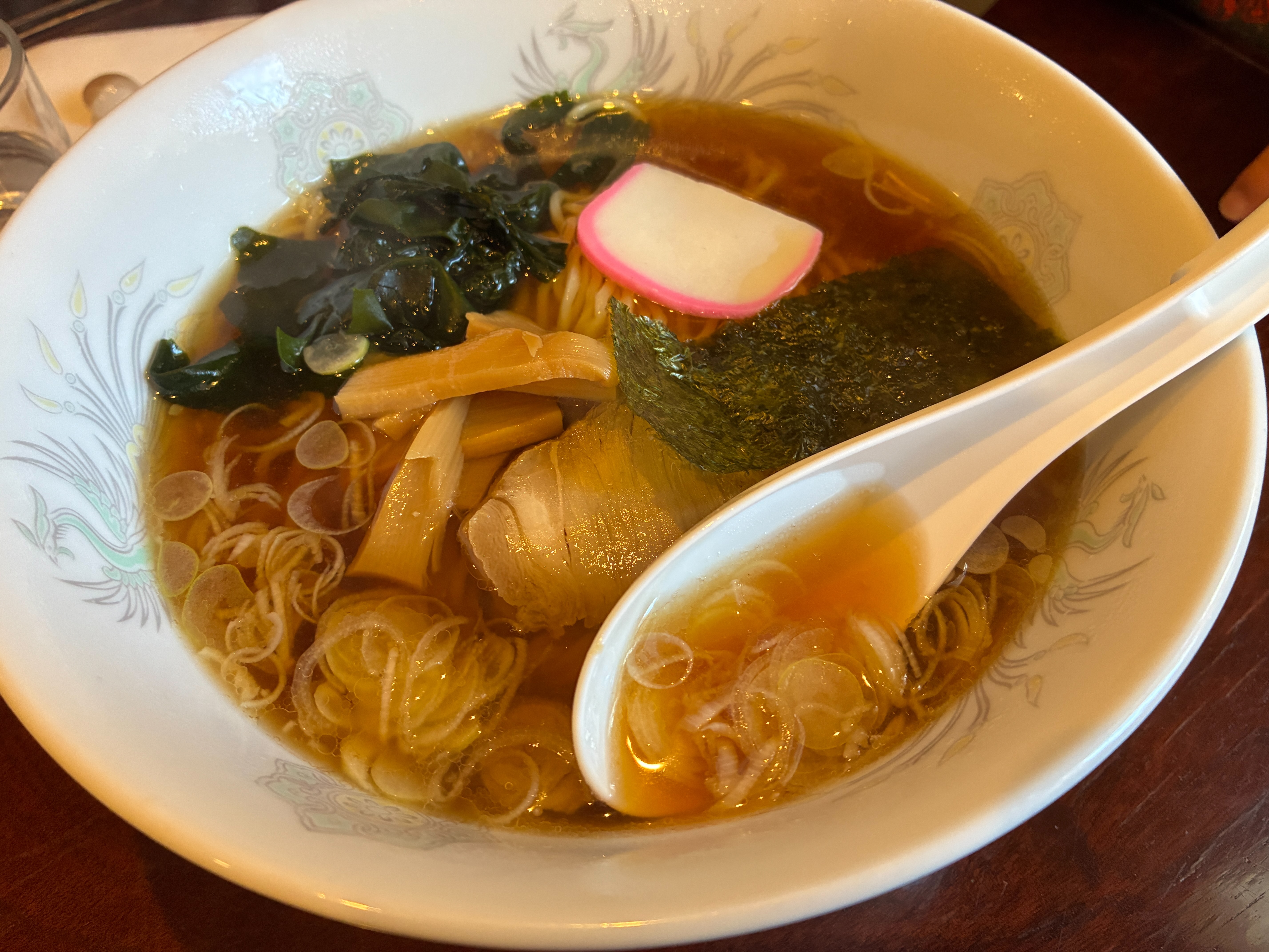 湯西川温泉 喫茶 美鈴 喫茶店のラーメン