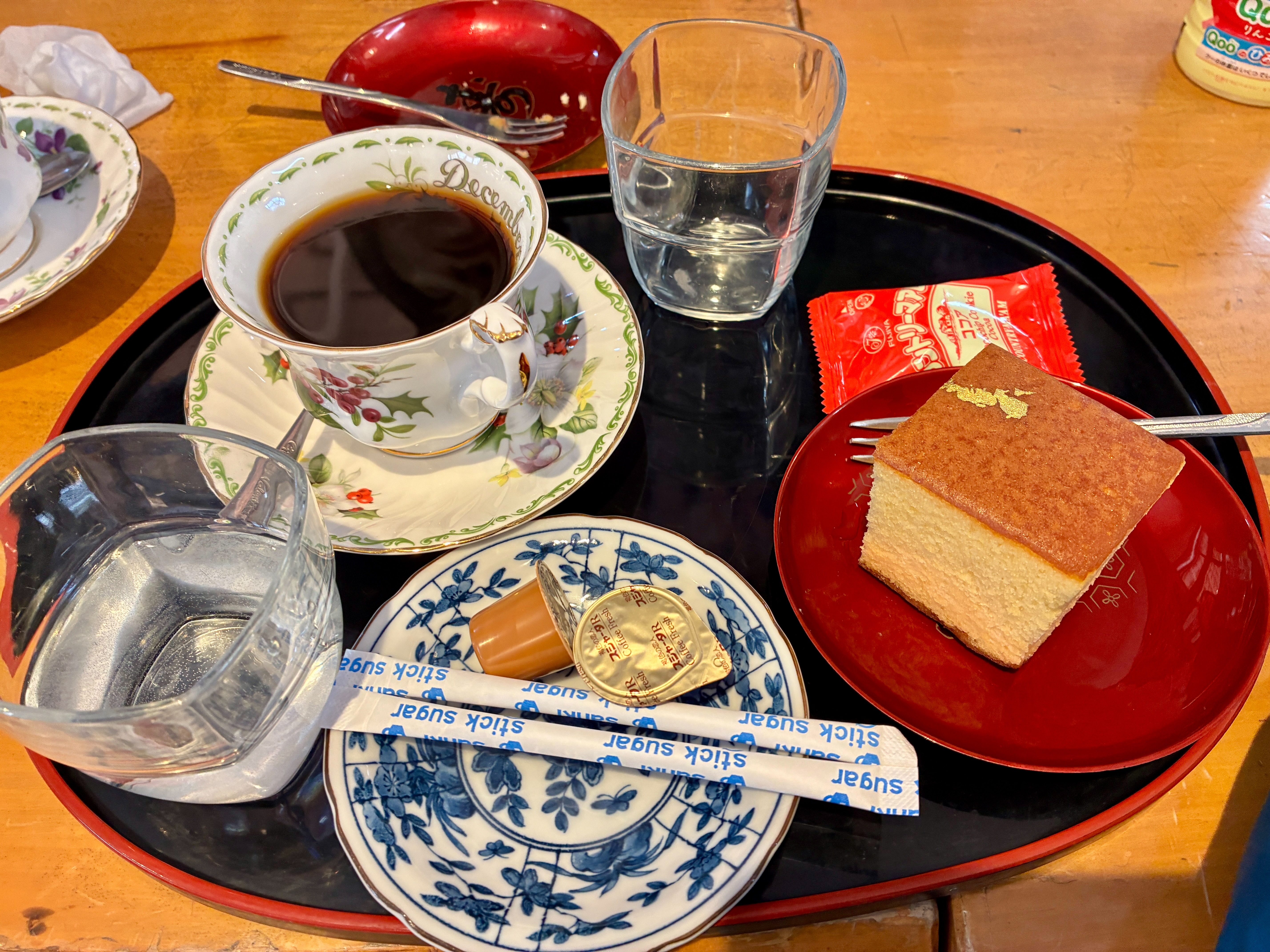 湯西川温泉 なすや 日光カステラとコーヒー