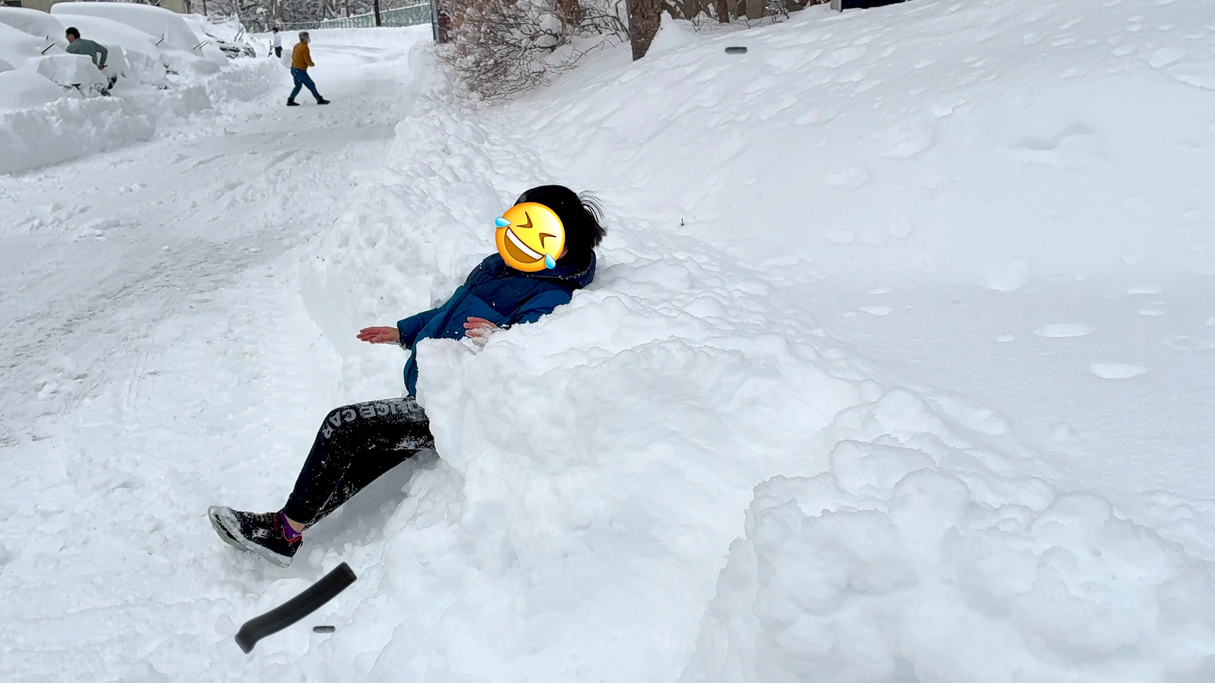 ホテル湯西川 雪に埋もれる