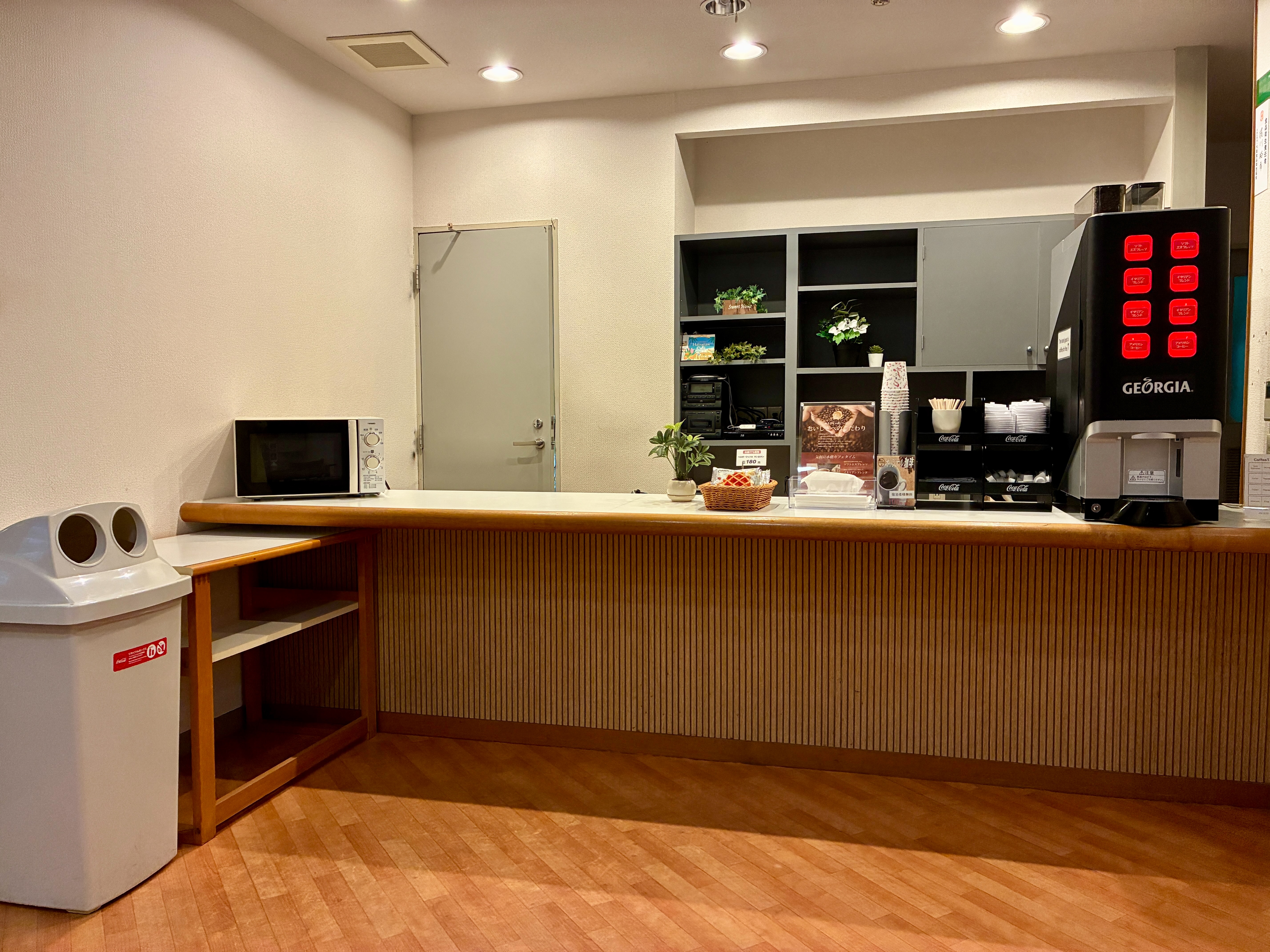 ホテルエアポート小松 無料コーヒーサービス