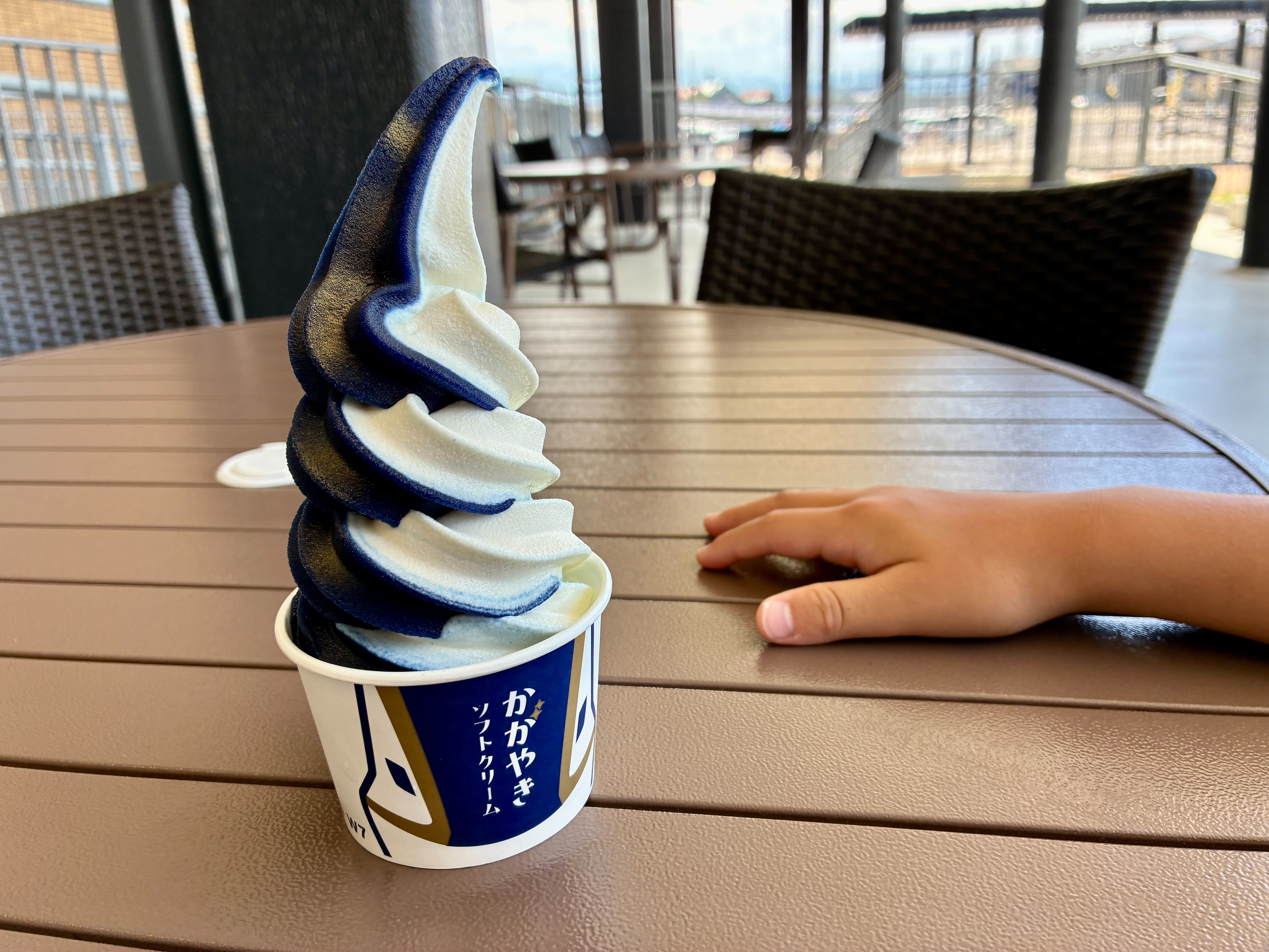 トレインパーク白山 かがやきソフトクリーム