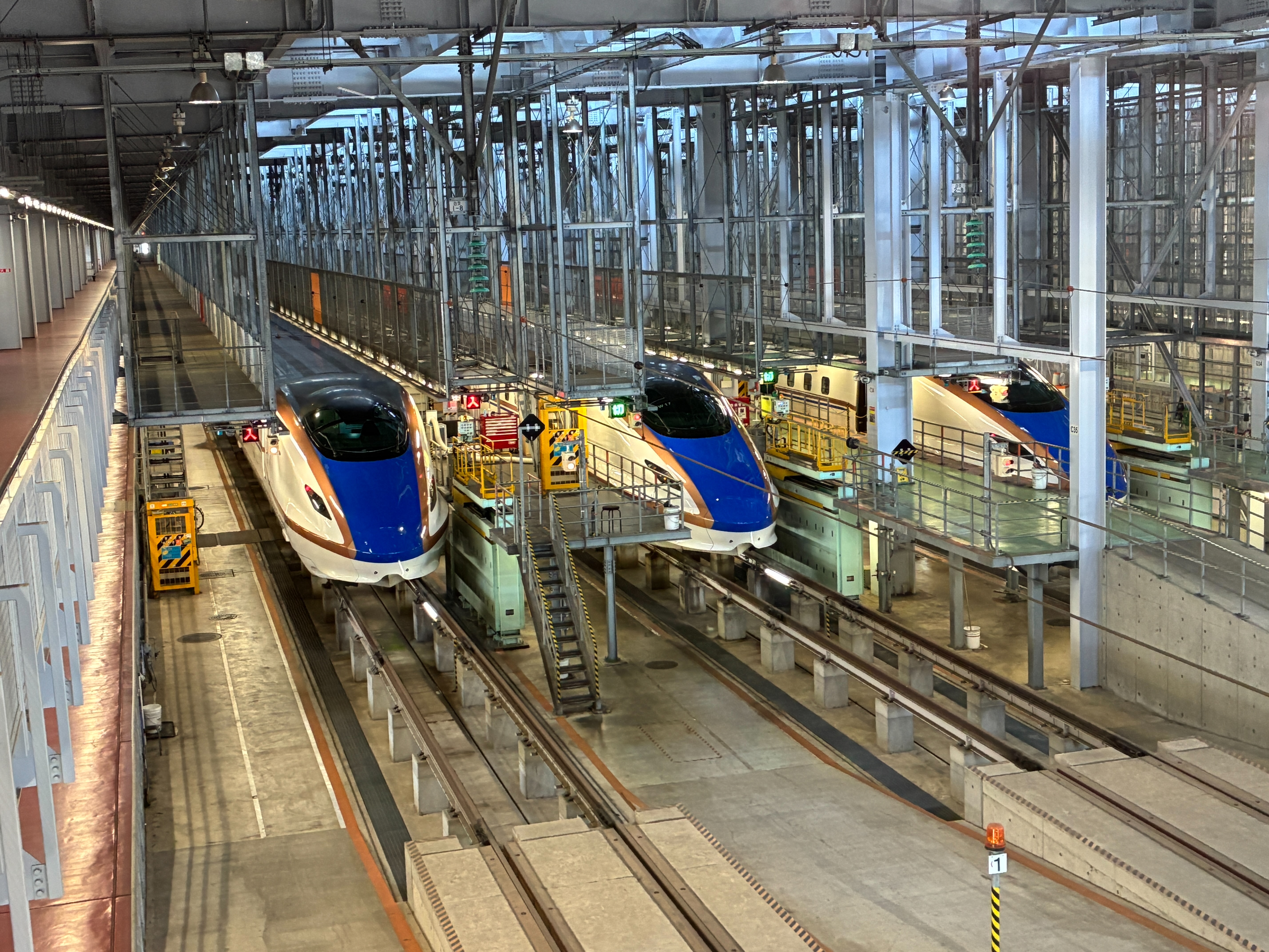 トレインパーク白山 新幹線見学エリア