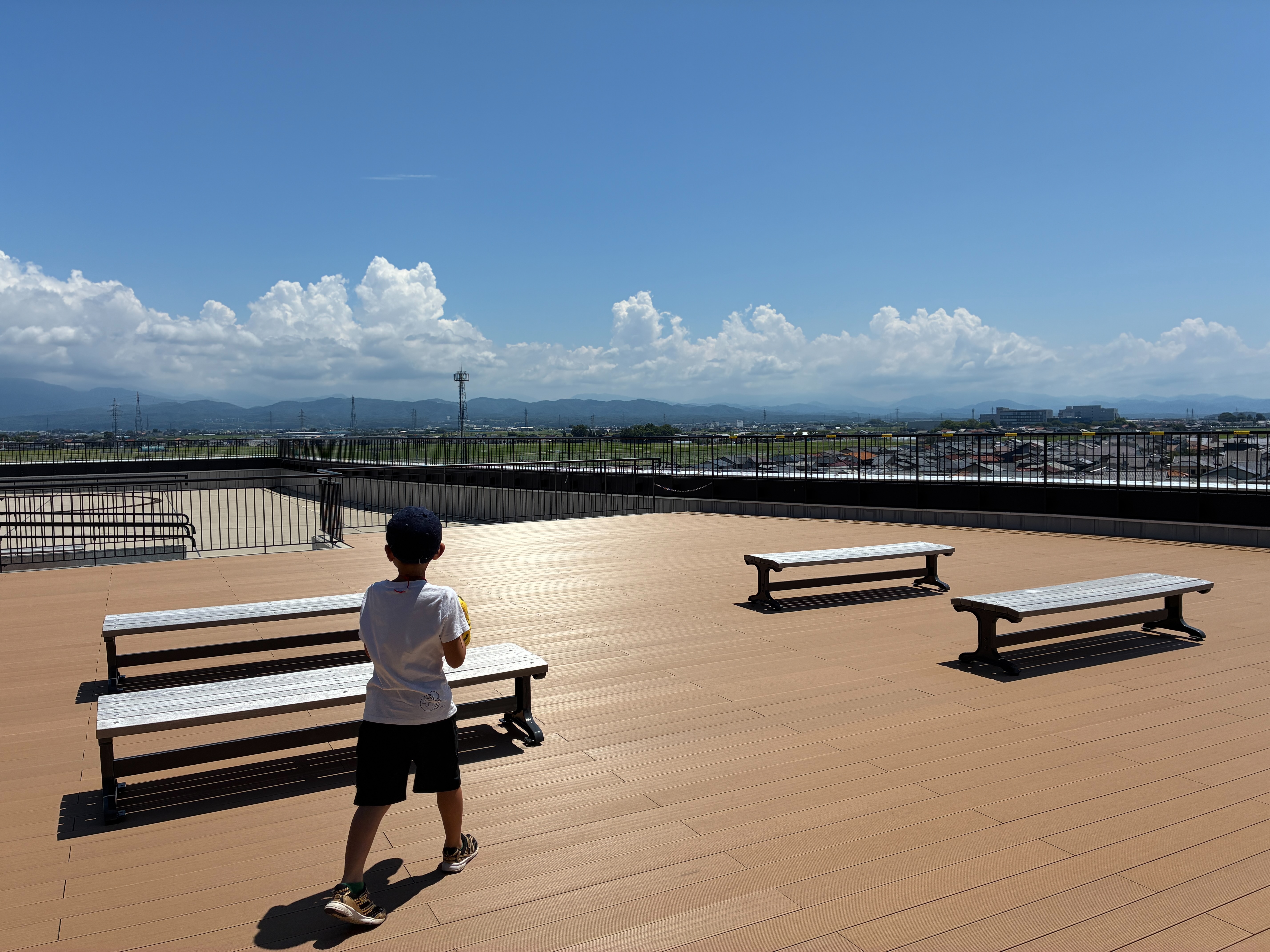 トレインパーク白山 屋上展望デッキ