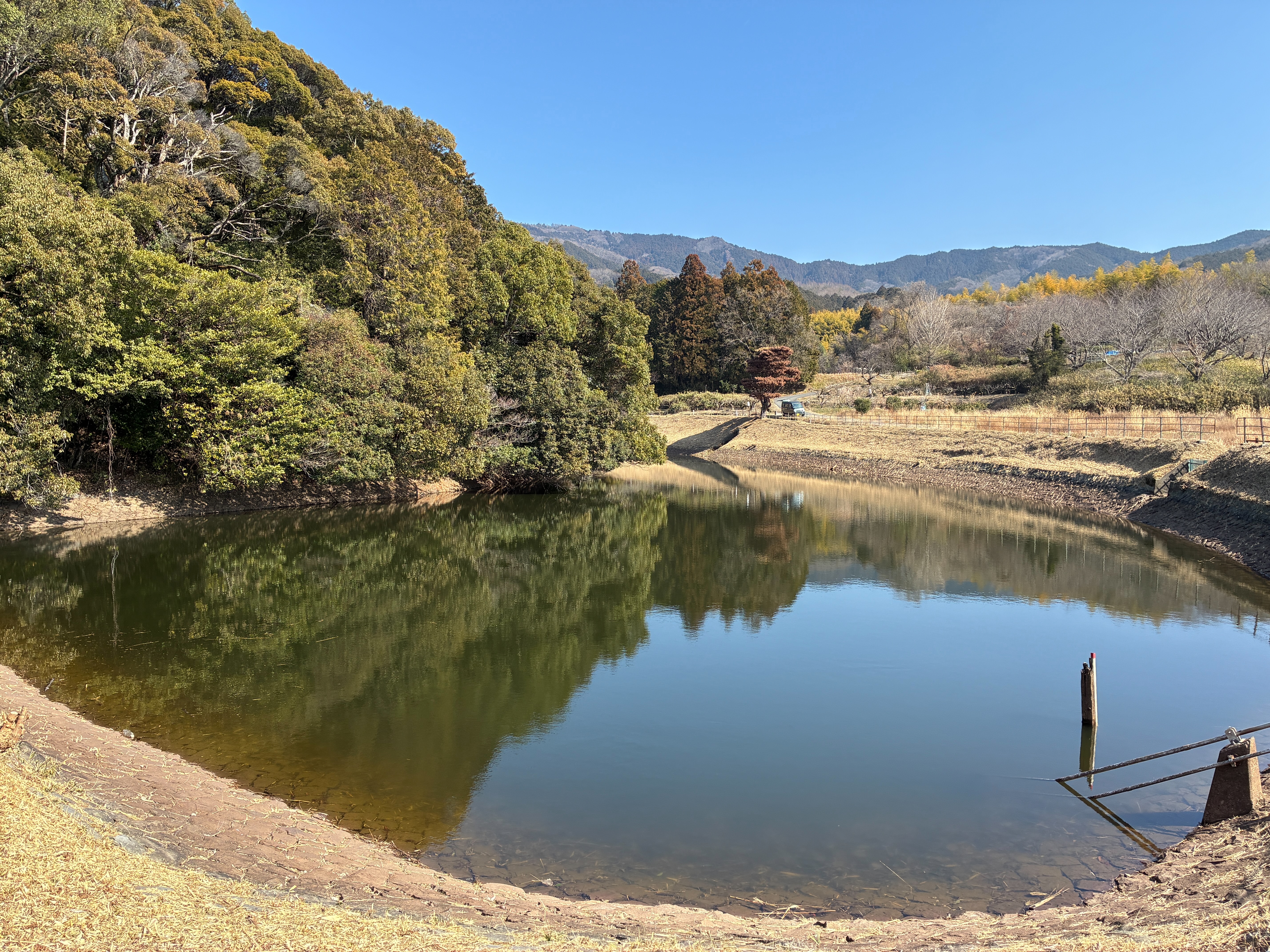 山の辺の道 後円部周濠
