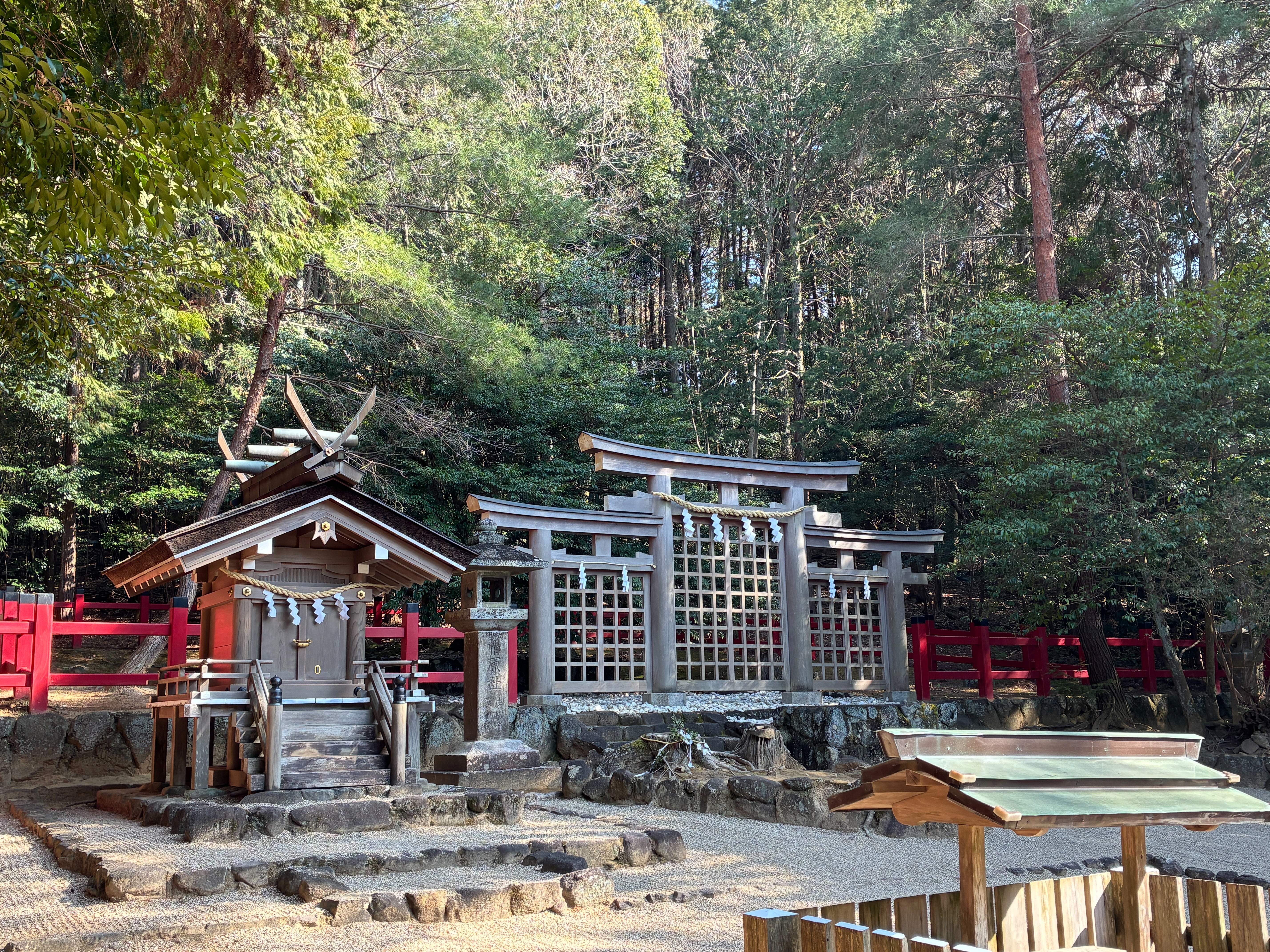 山の辺の道 桧原神社 三ツ鳥居