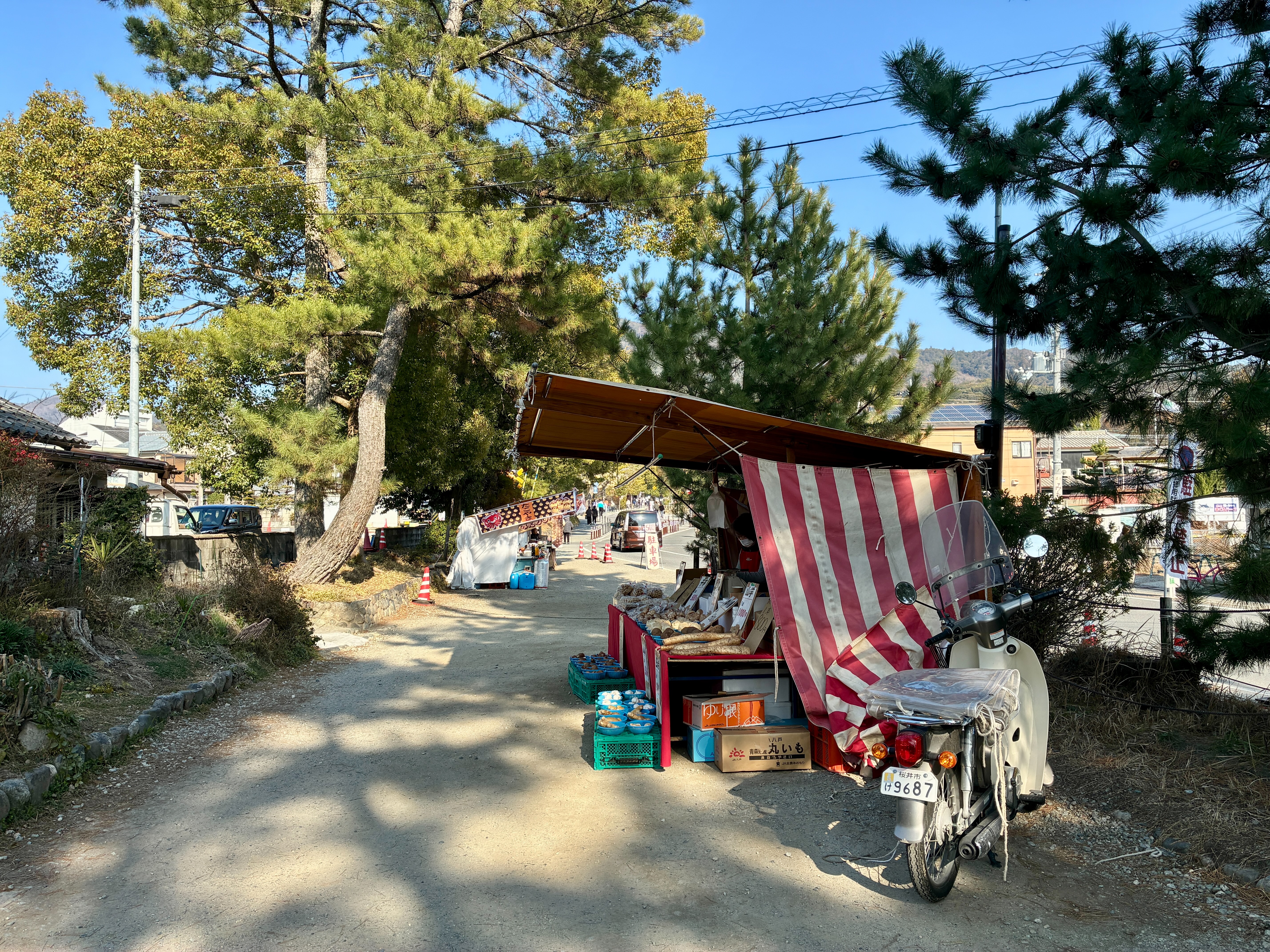 大神神社 参道 出店