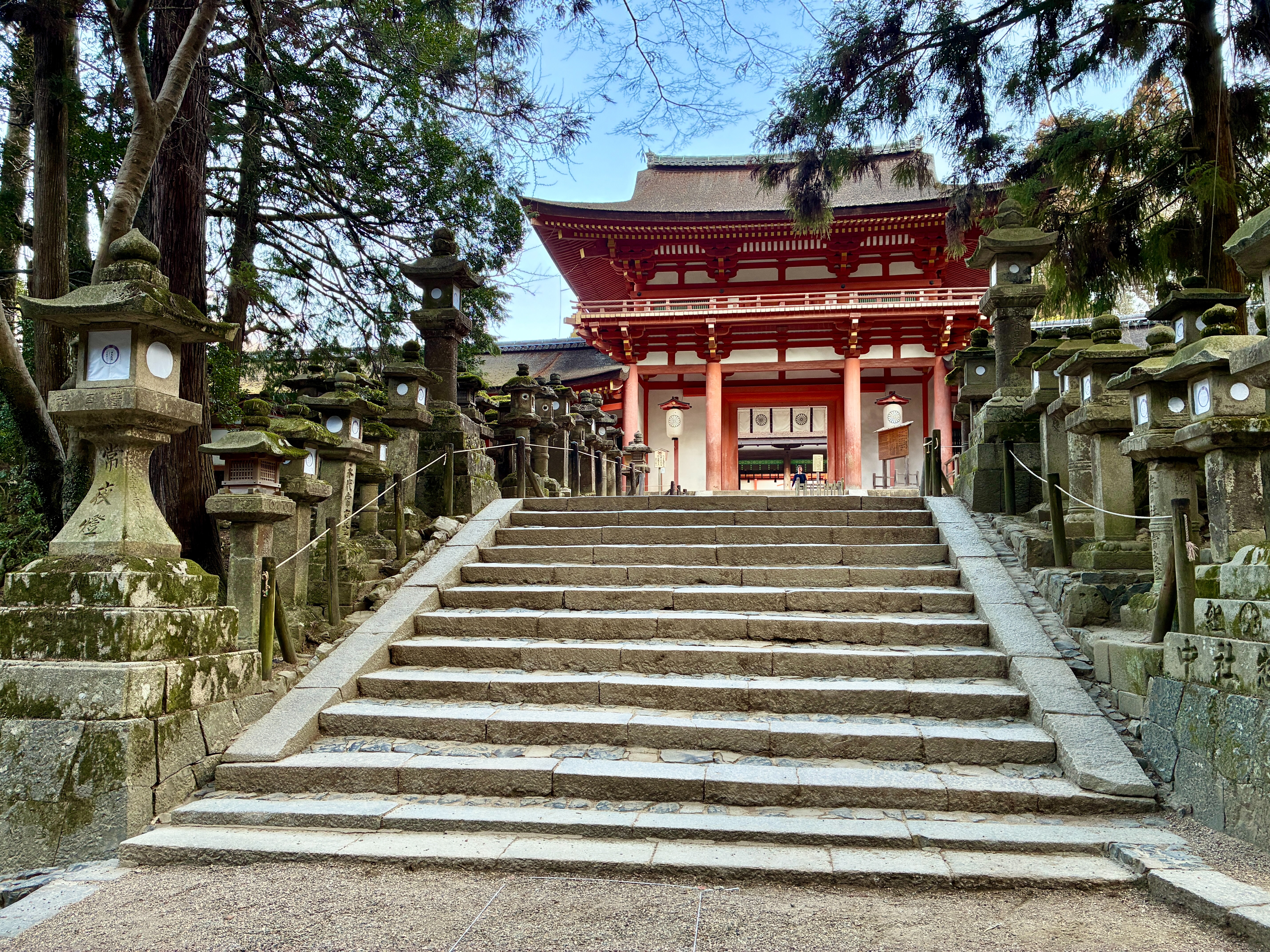春日大社 南門への階段