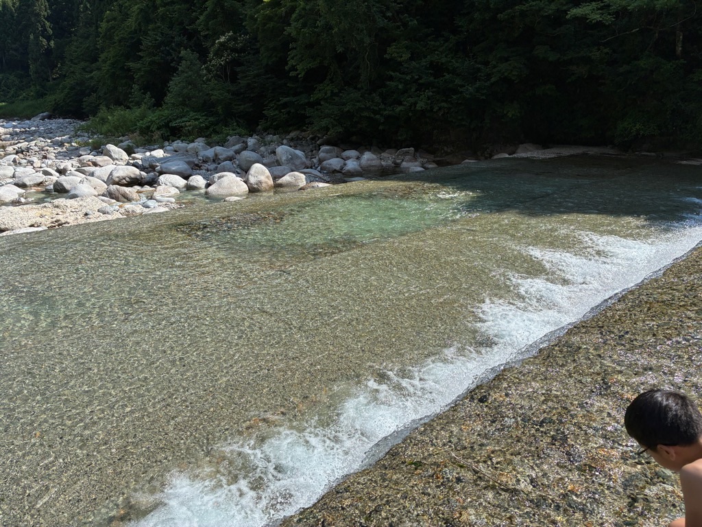片貝山ノ守キャンプ場 片貝川