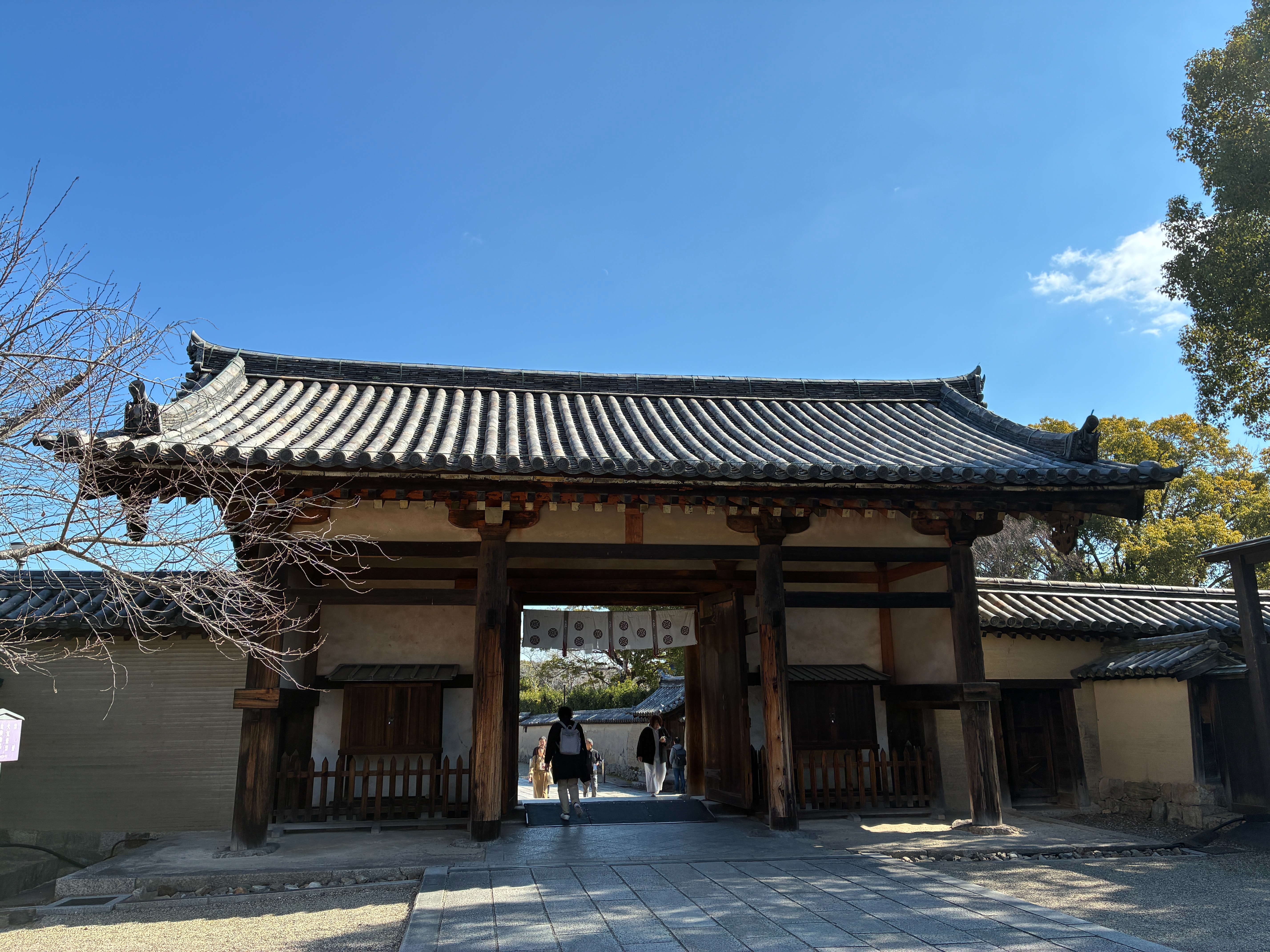 法隆寺 国宝 東大門