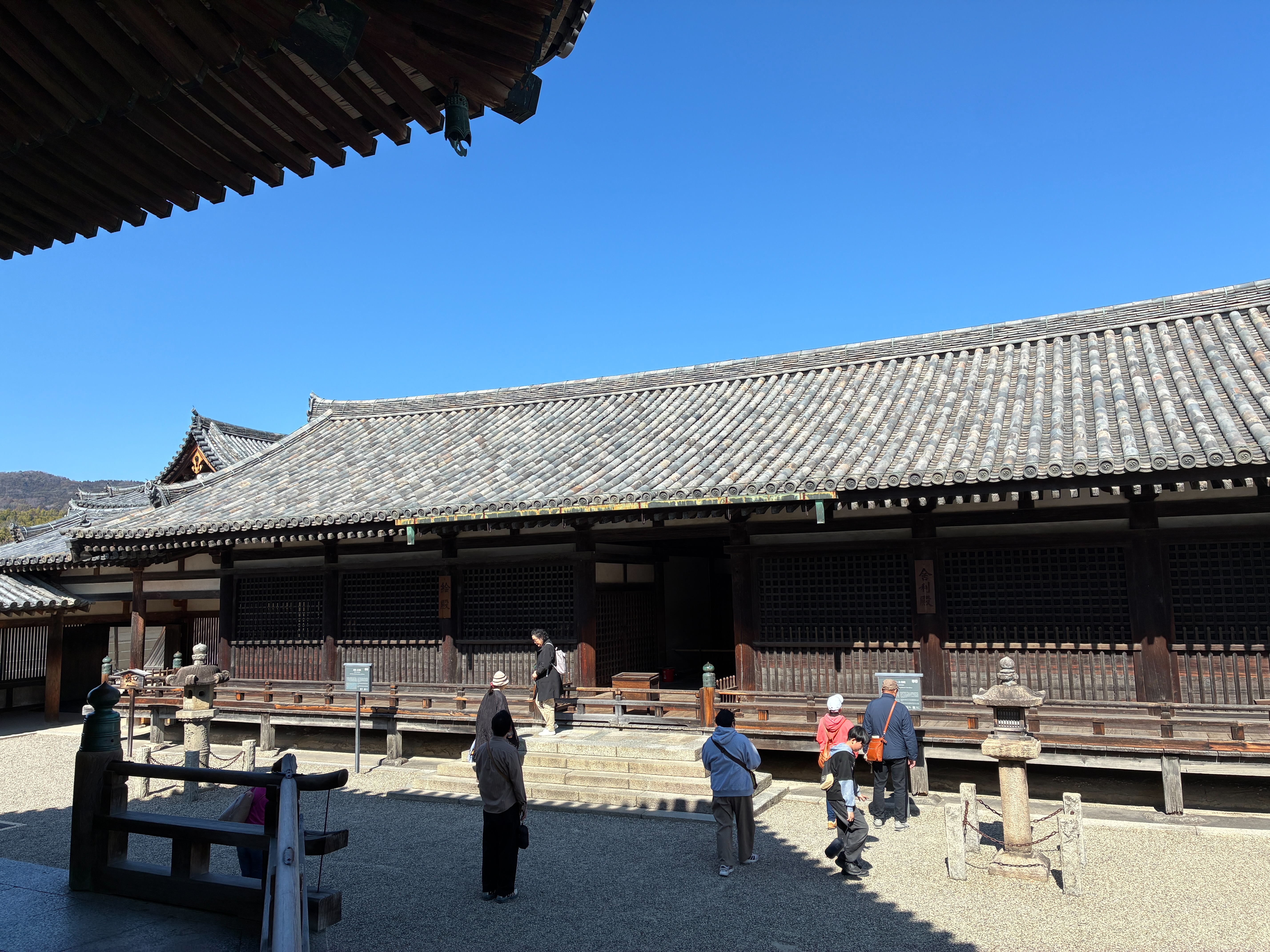 法隆寺 重要文化財 絵殿・舎利殿