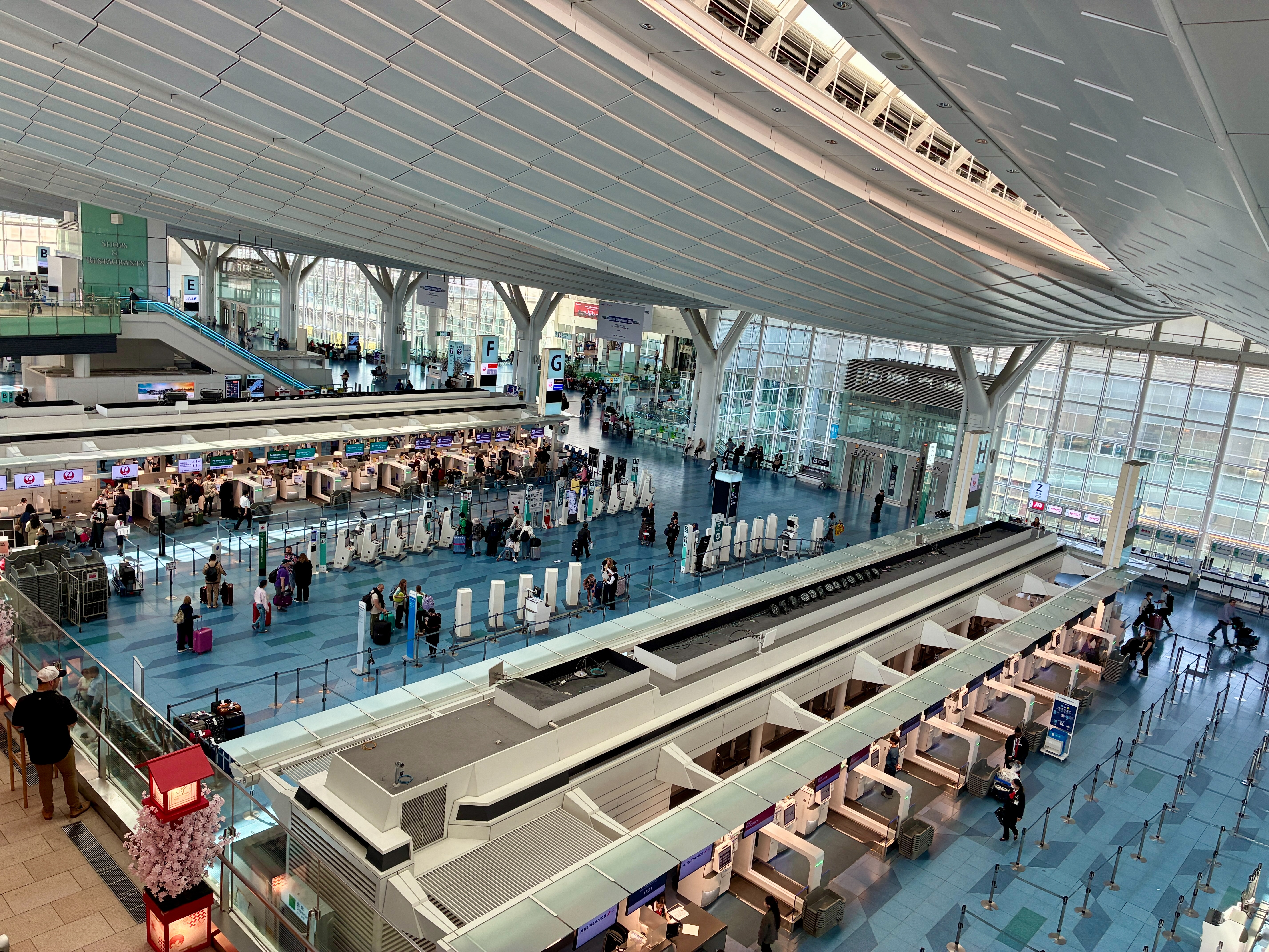 羽田空港第3ターミナル 出発ロビー