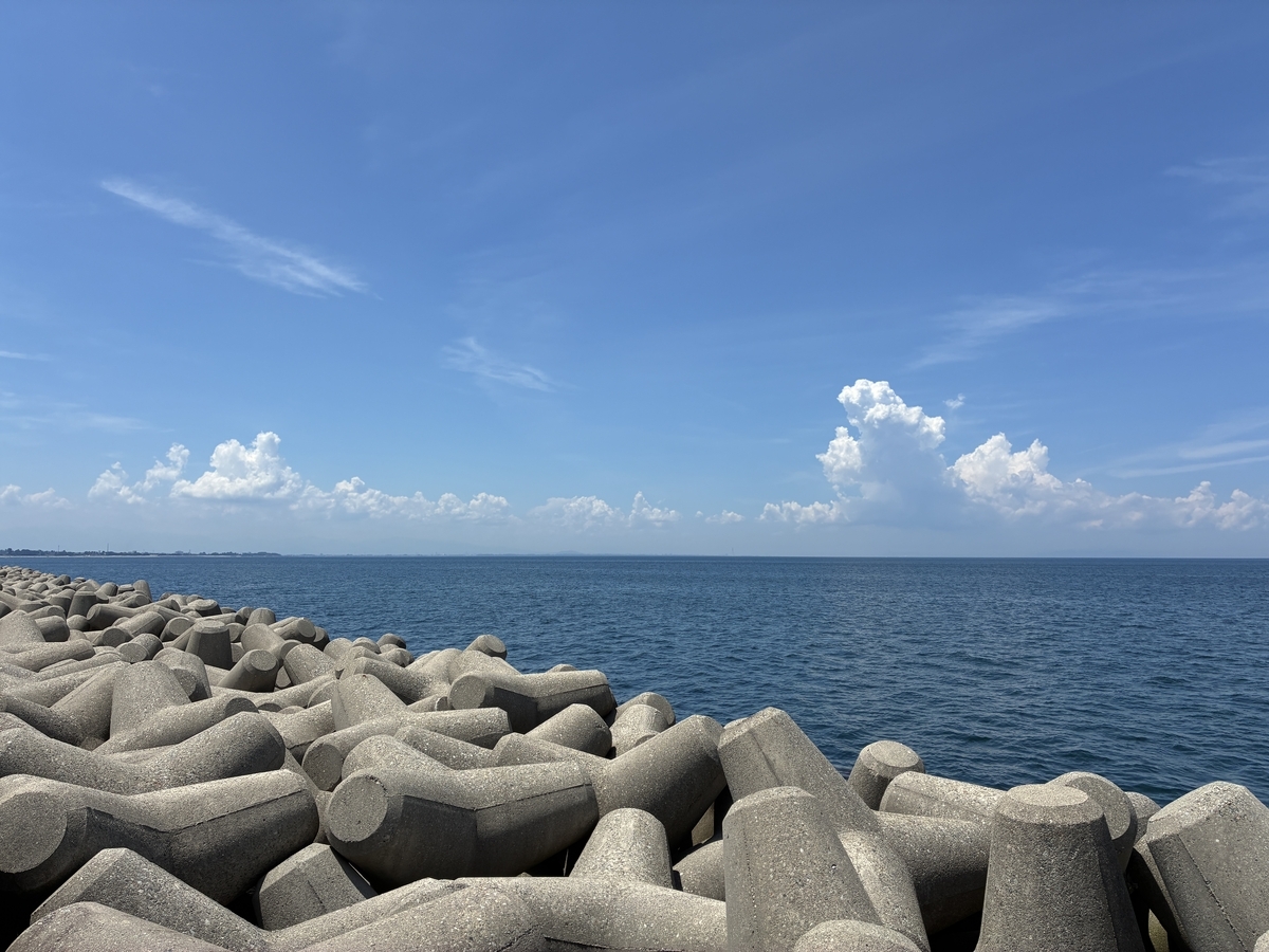 魚津から富山湾