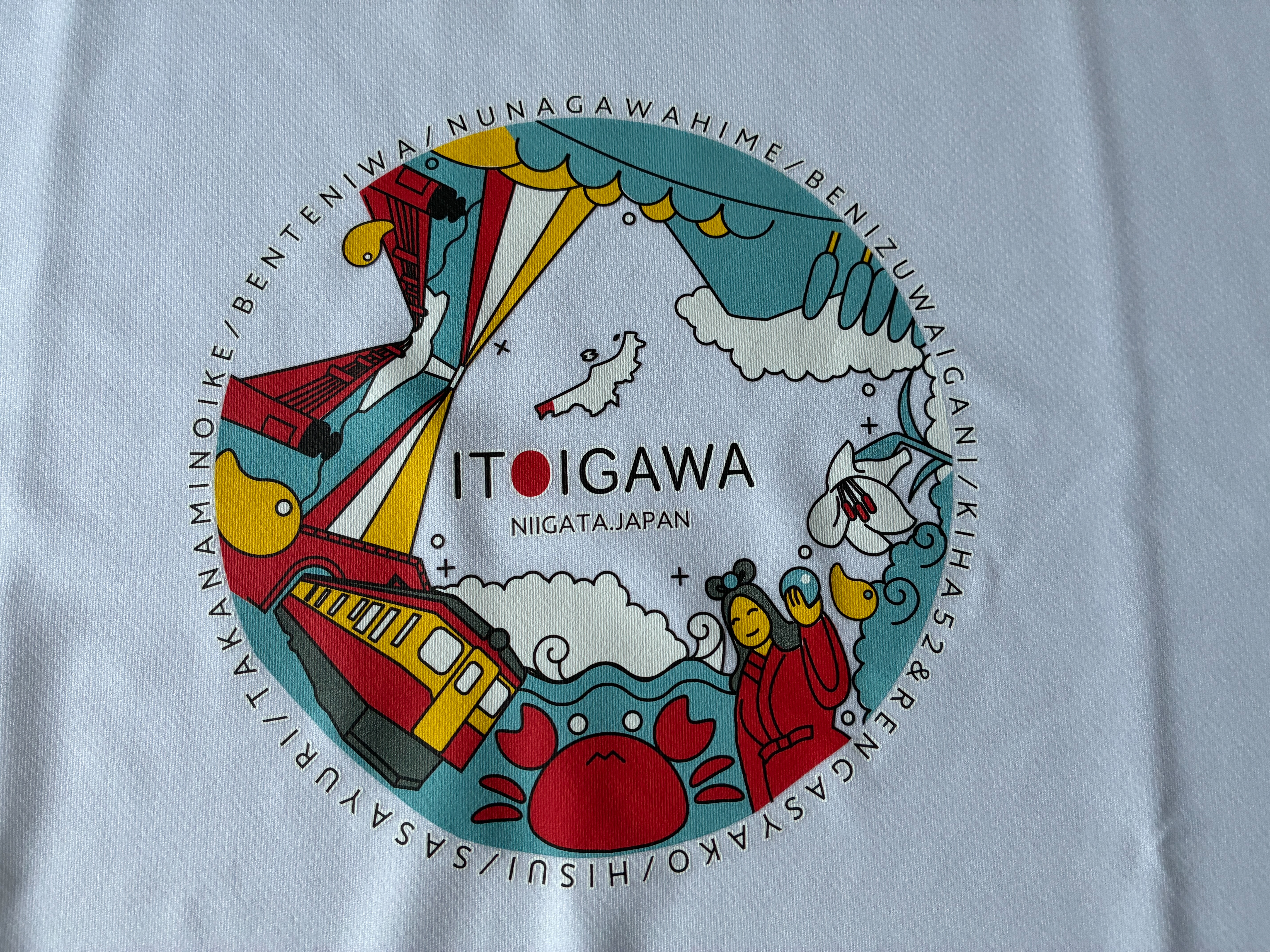 フォッサマグナミュージアム 糸魚川Ｔシャツ 絵柄