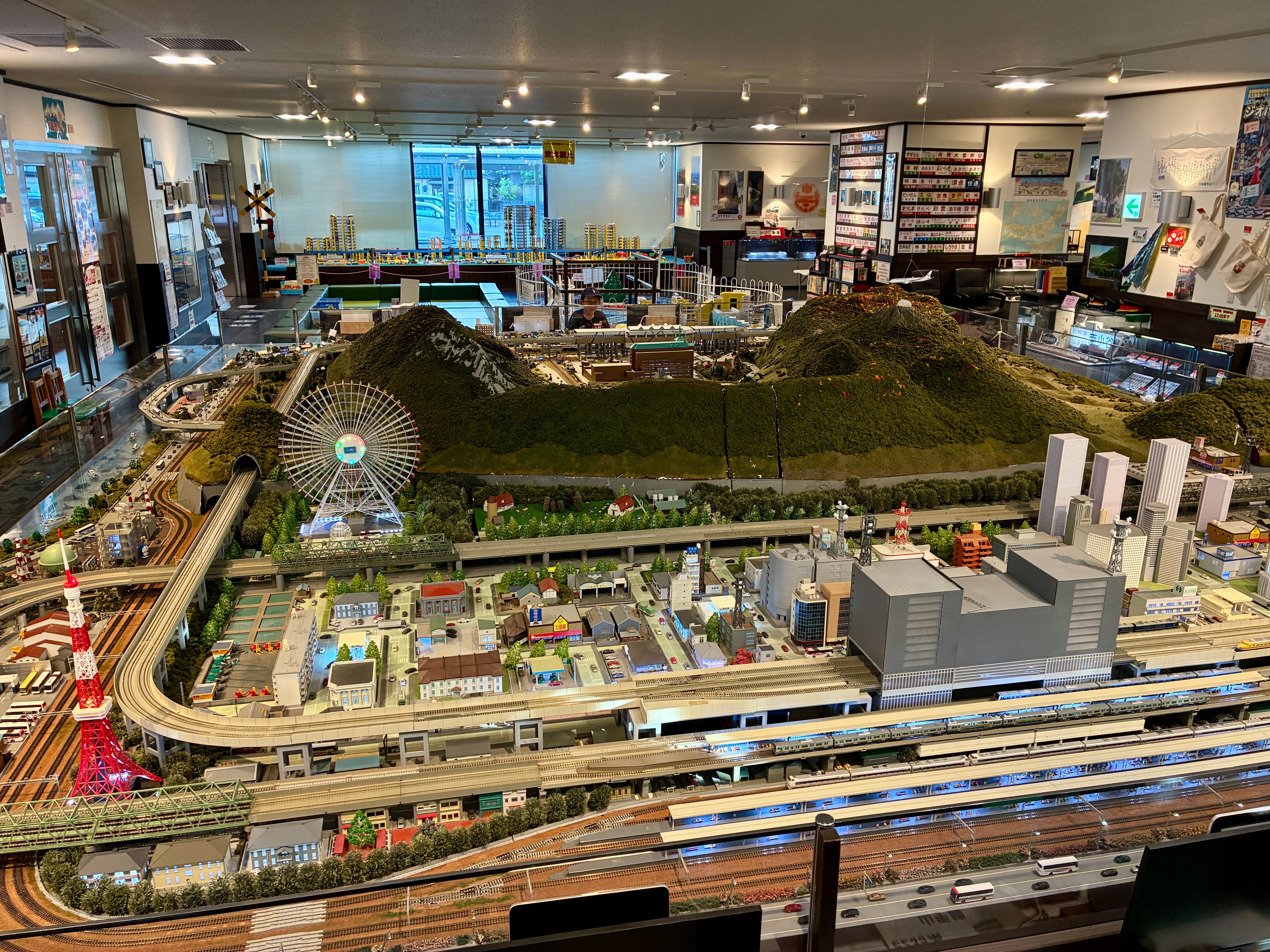 糸魚川駅 ジオステーション ジオパル 大きなジオラマ模型
