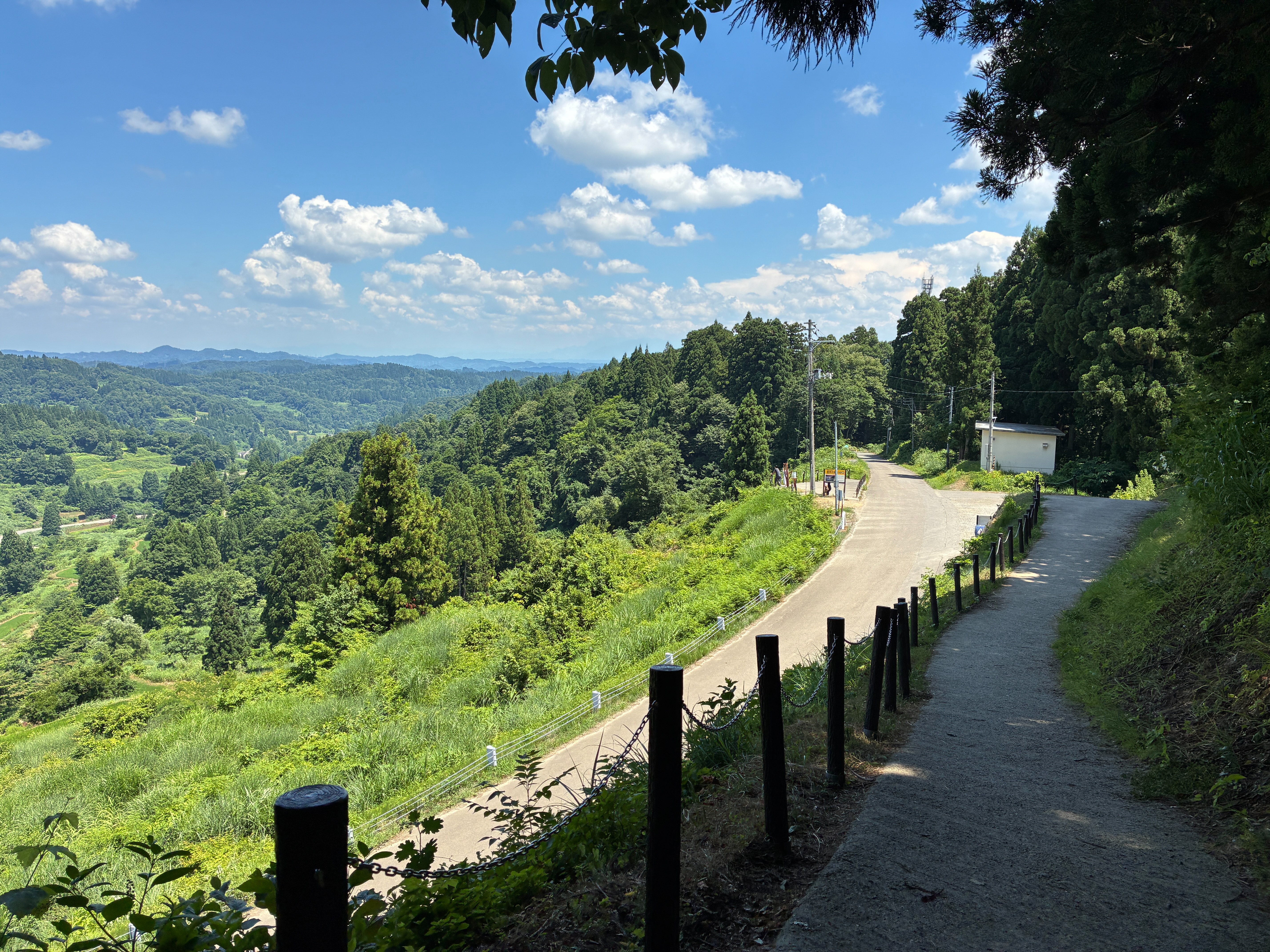 星峠の棚田 展望台