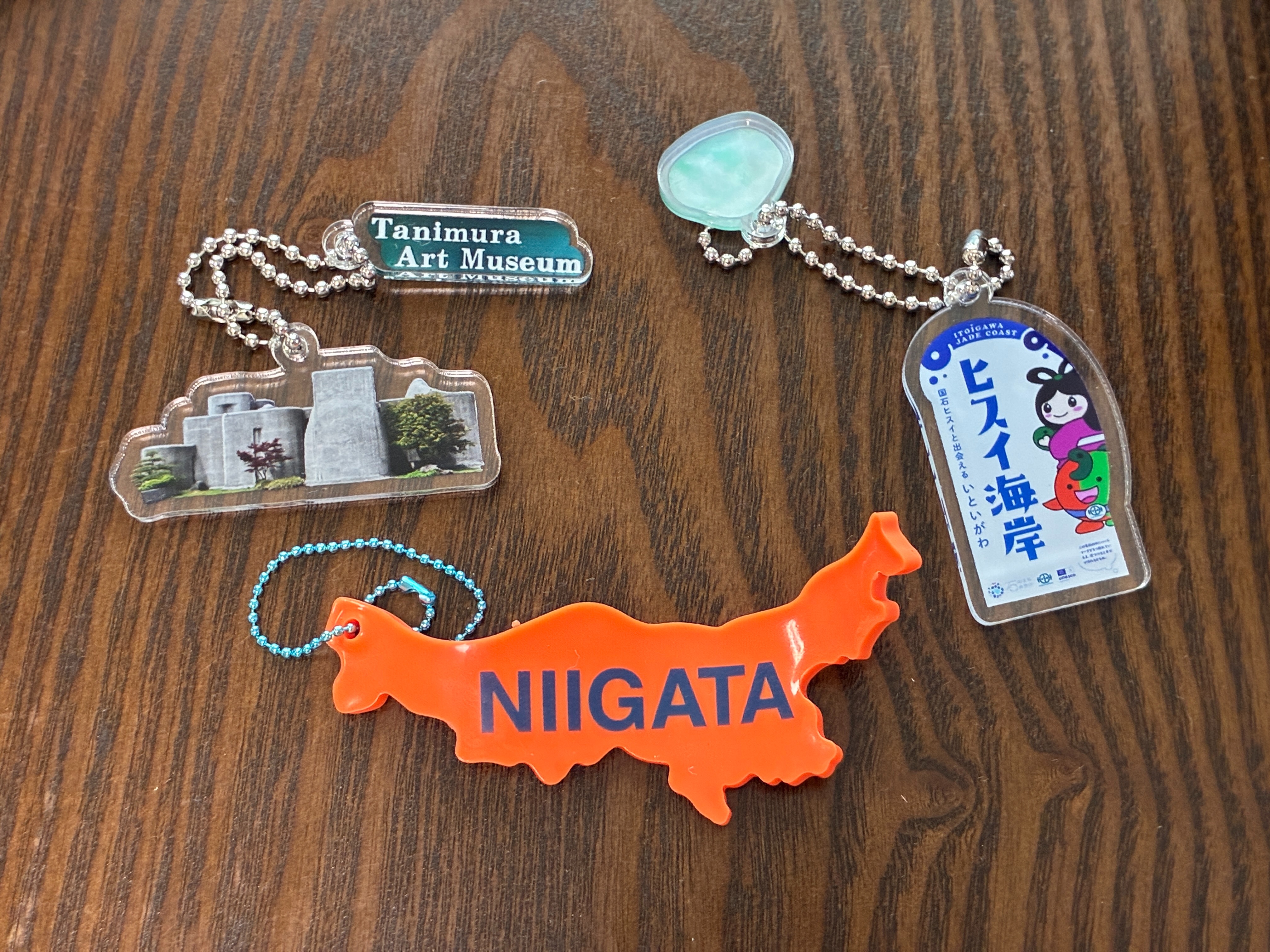 新潟のガチャで手に入れたものたち