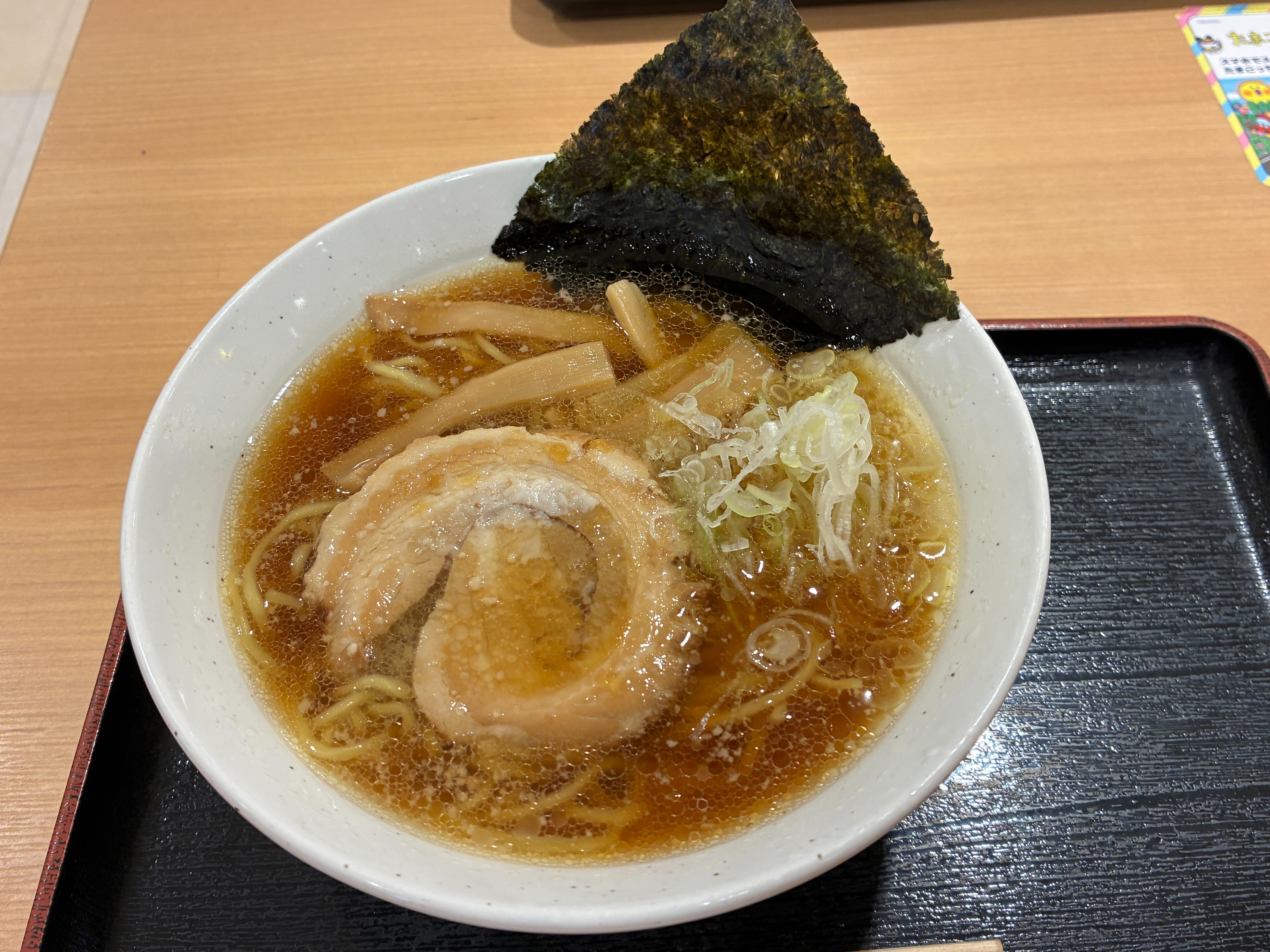 越後川口サービスエリア(上り) フードコート 長岡名物・生姜醬油ラーメン