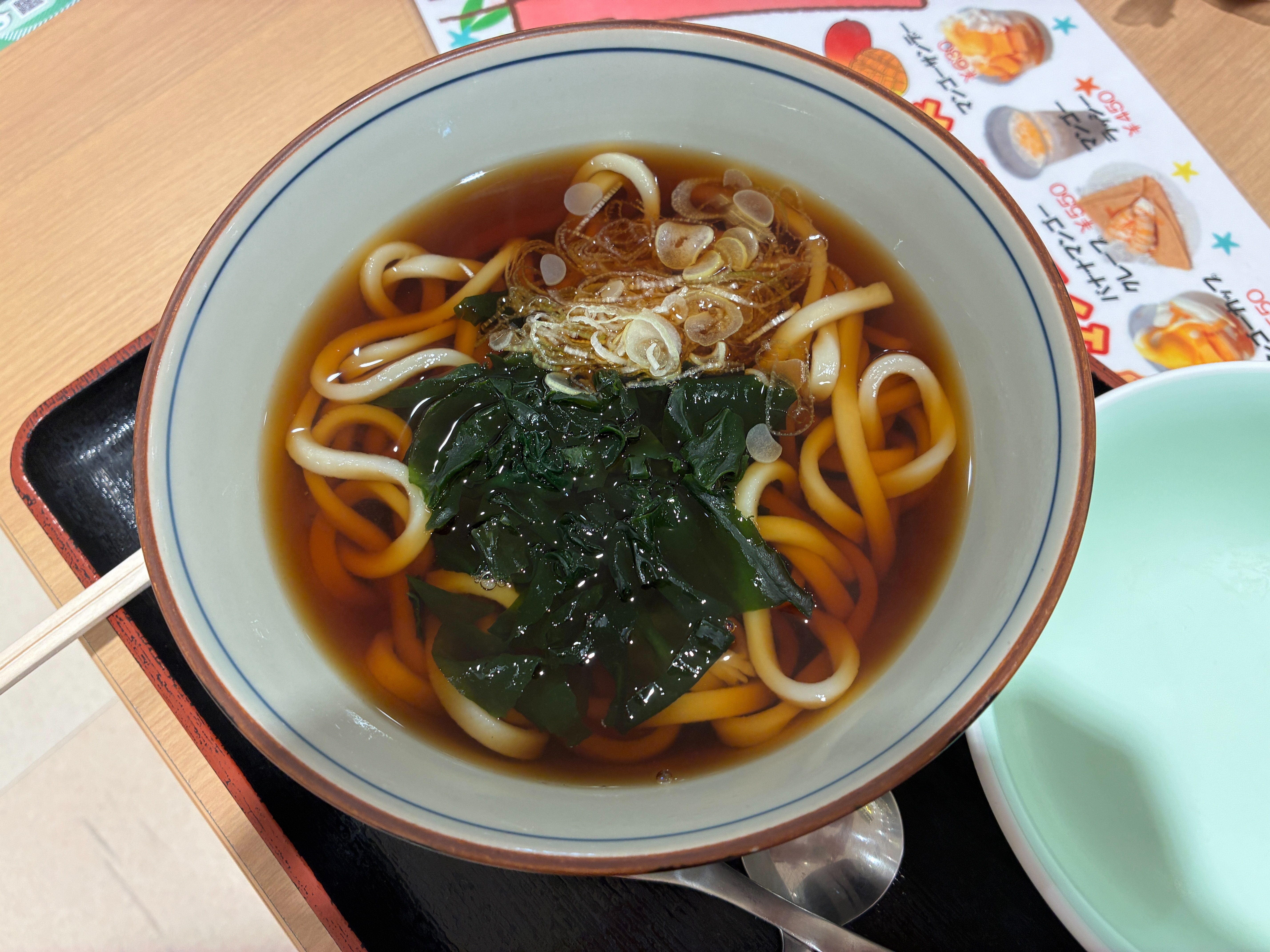 越後川口サービスエリア(上り) フードコート かけうどん