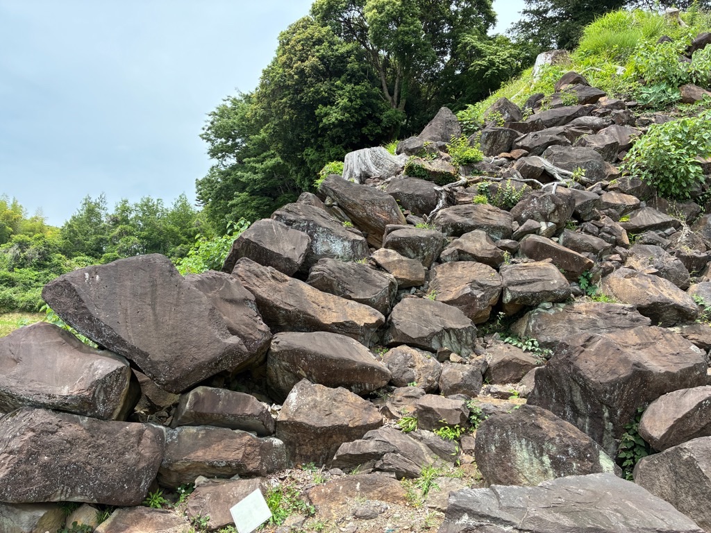 石垣山城 南曲輪隅の石垣