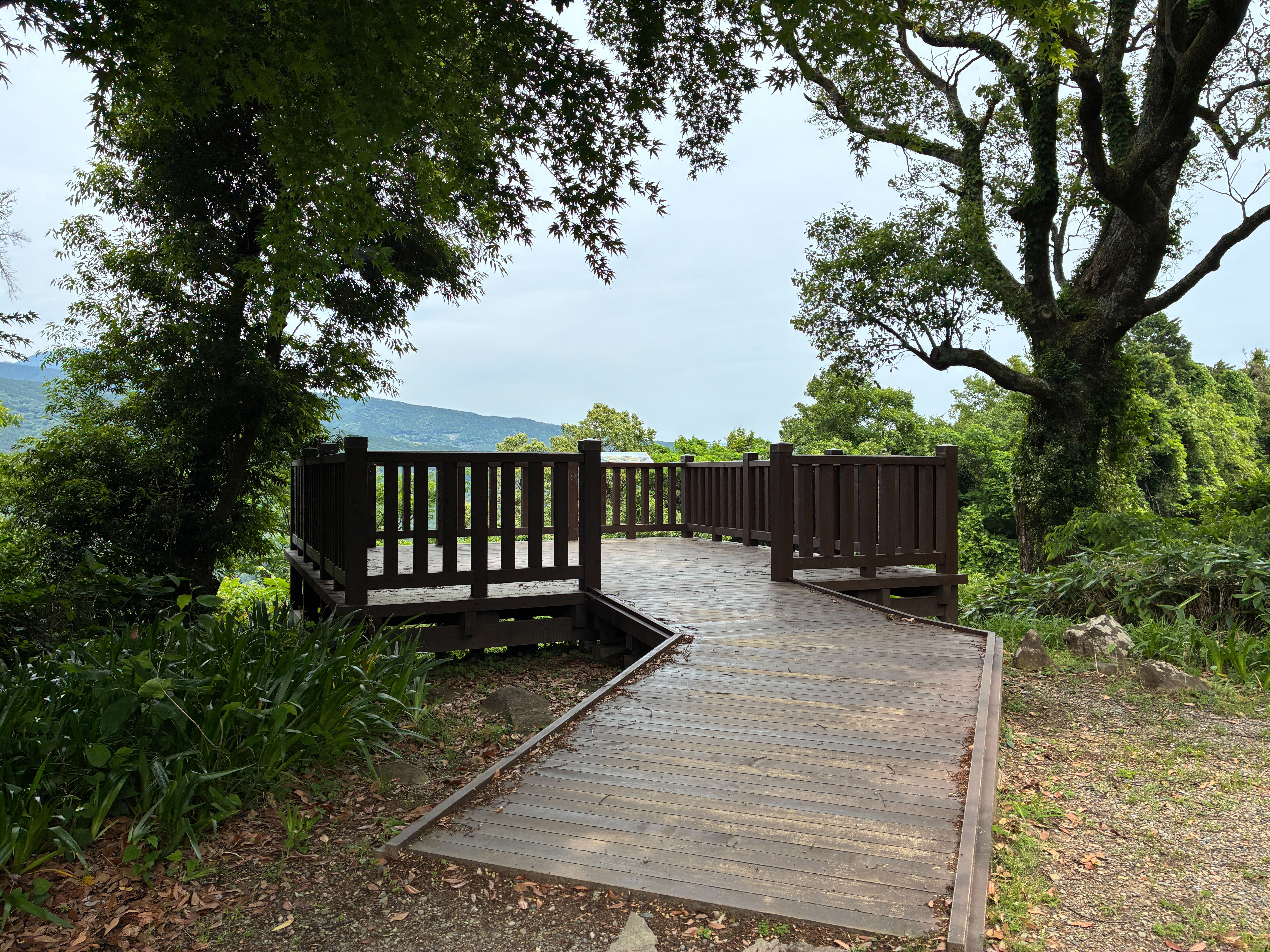 石垣山城 北曲輪上の展望台