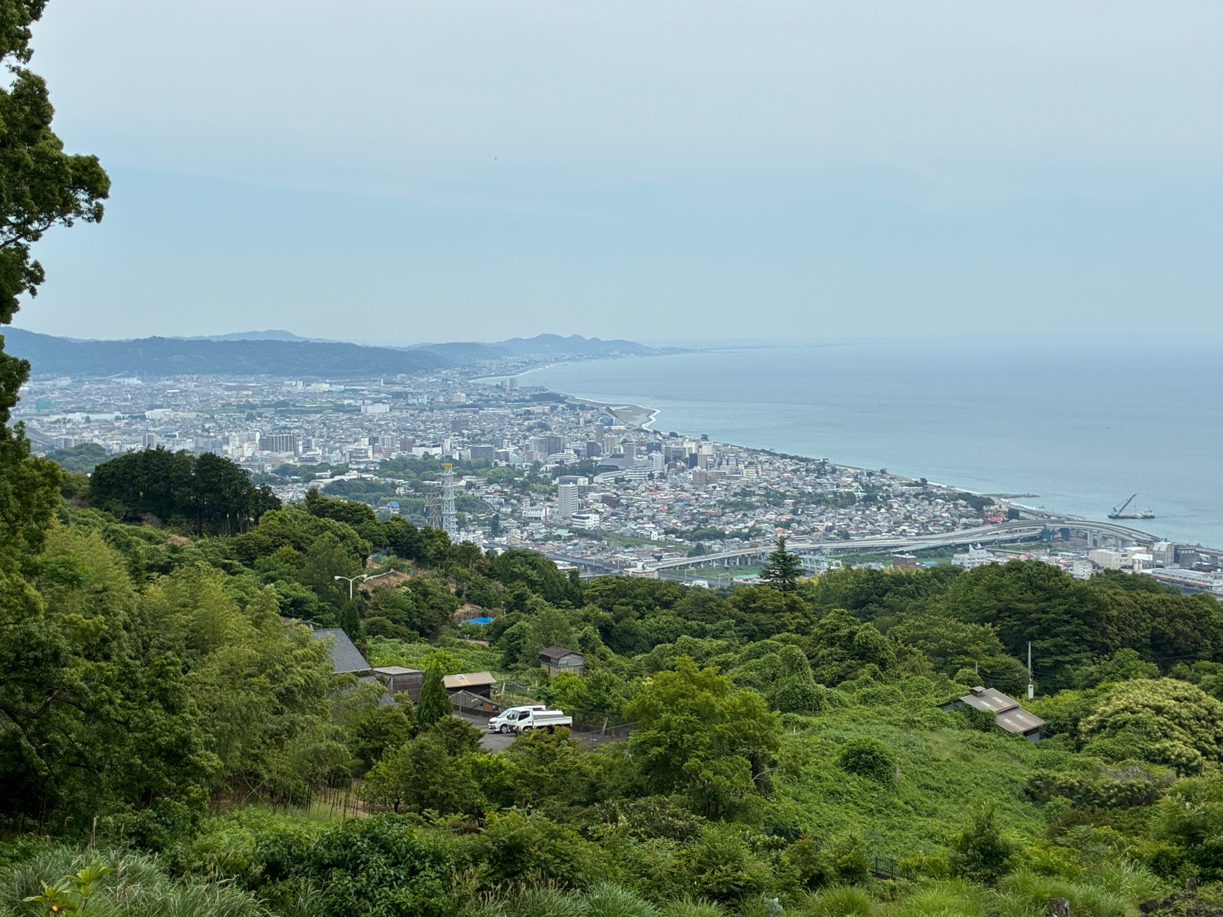 石垣山城 井戸曲輪上の展望場