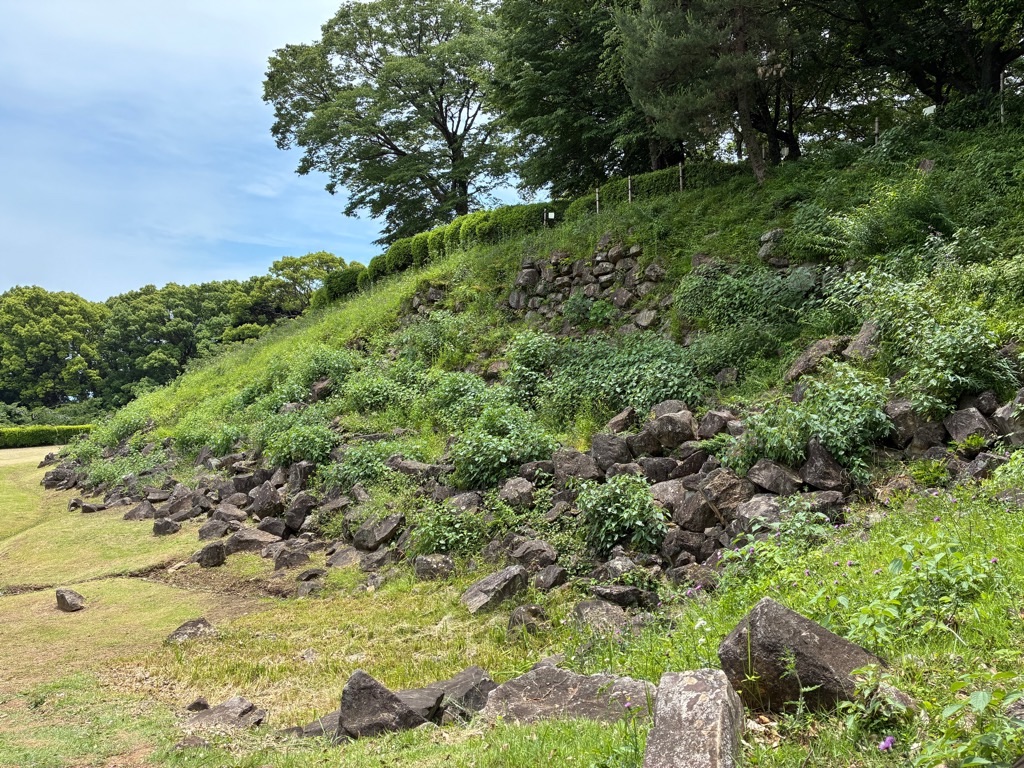 石垣山城 本丸石垣