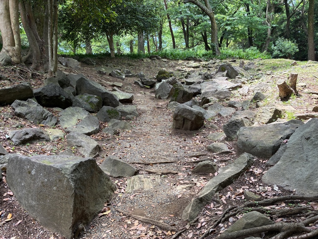 石垣山城 桝形の鍵折れ