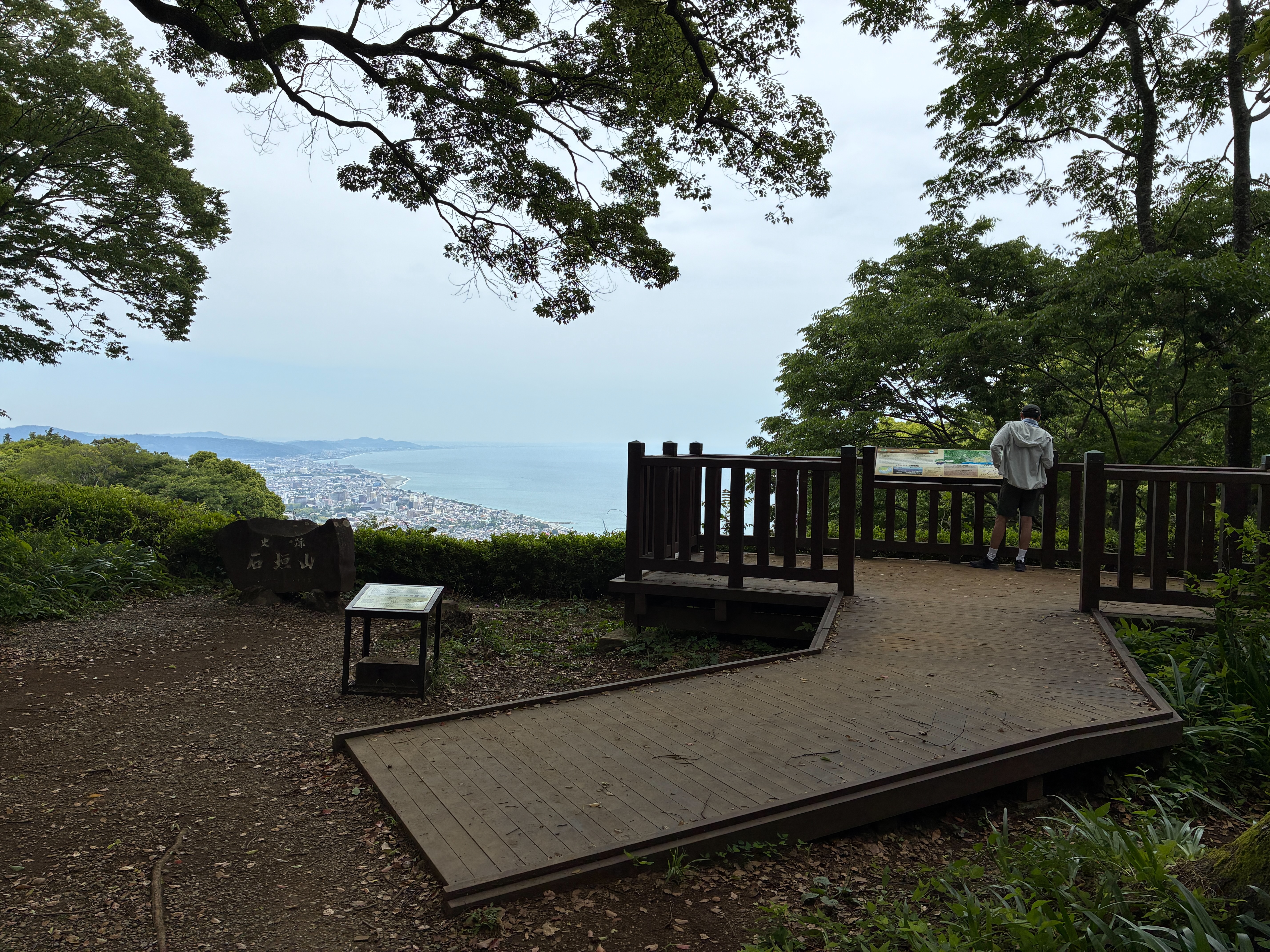 石垣山城 本丸物見台
