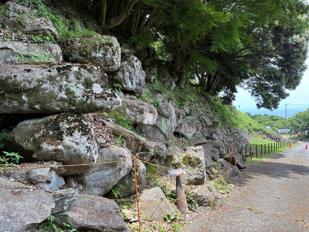 石垣山城 関白林道から西曲輪石垣