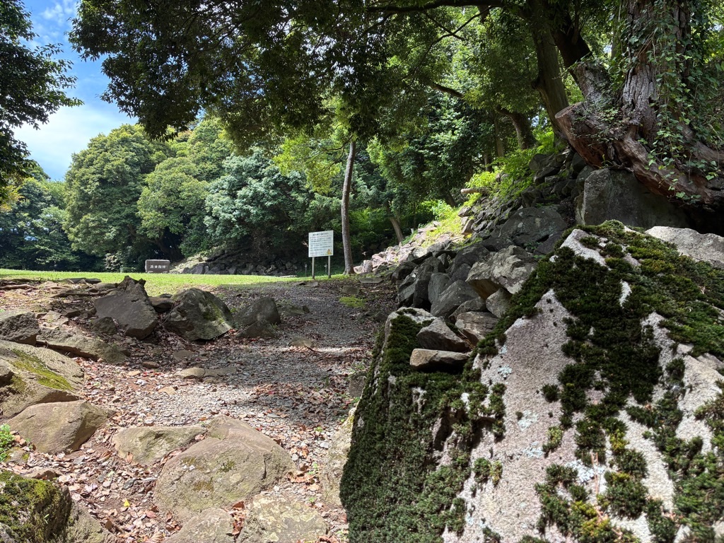 石垣山城 西曲輪跡虎口