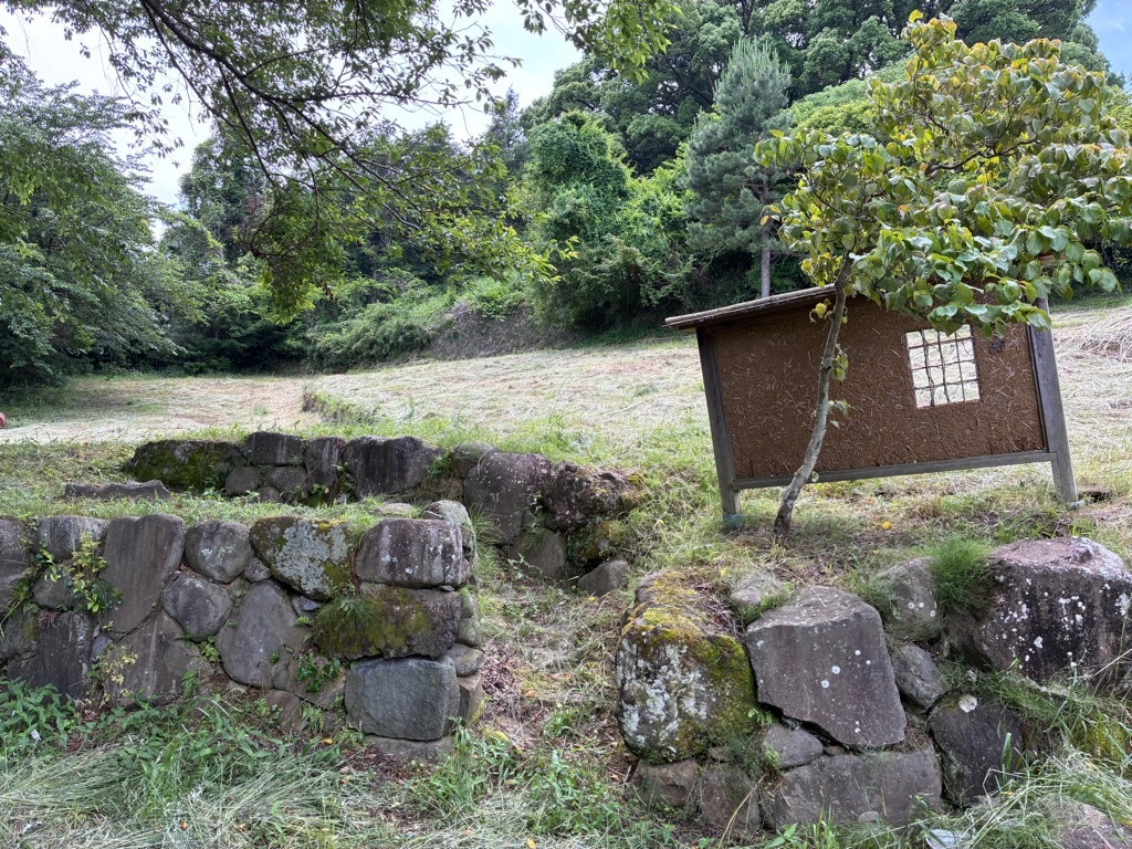 石垣山城 土塀見本