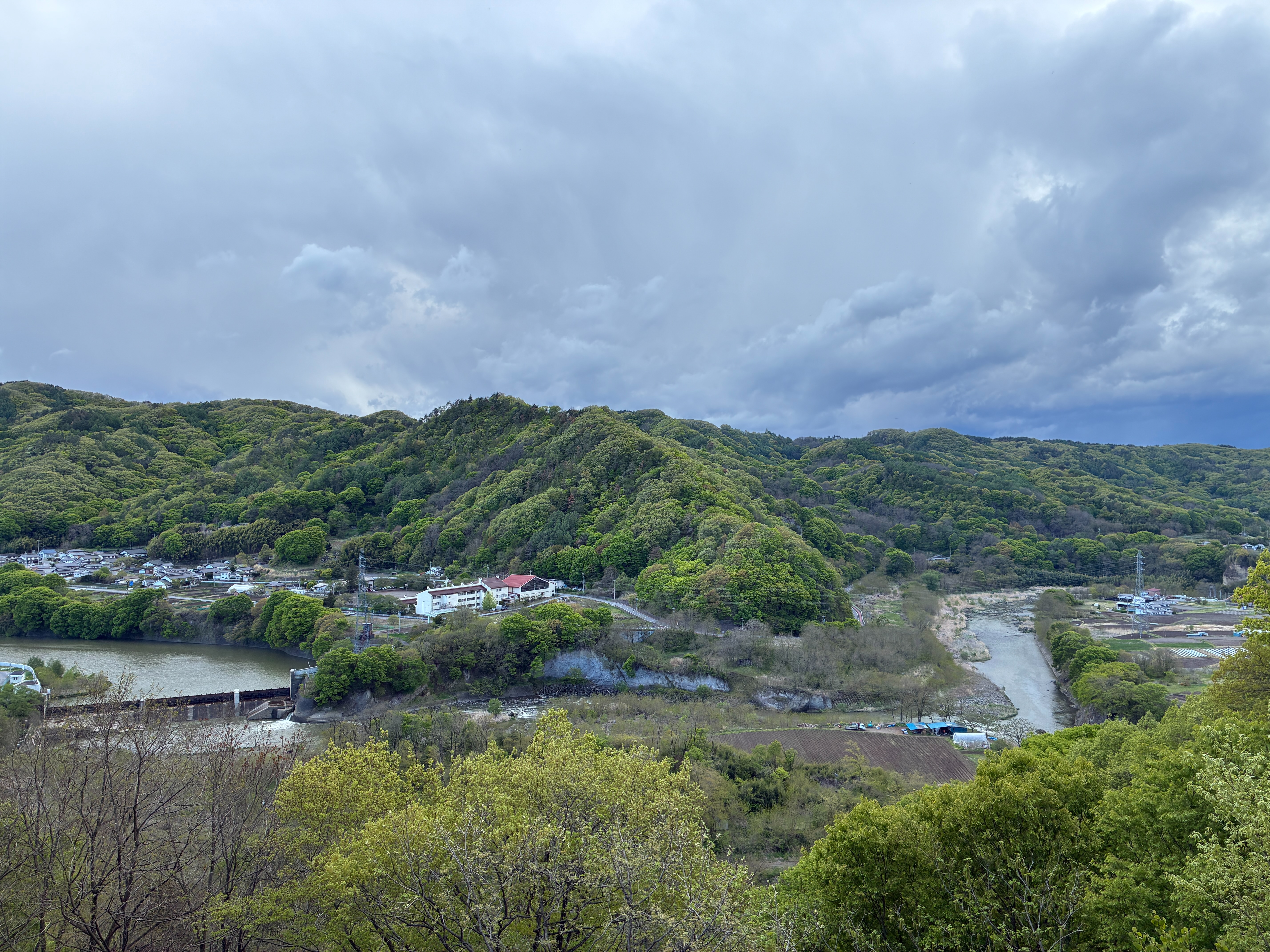 小諸城址 懐古園 水の手展望台からの眺め