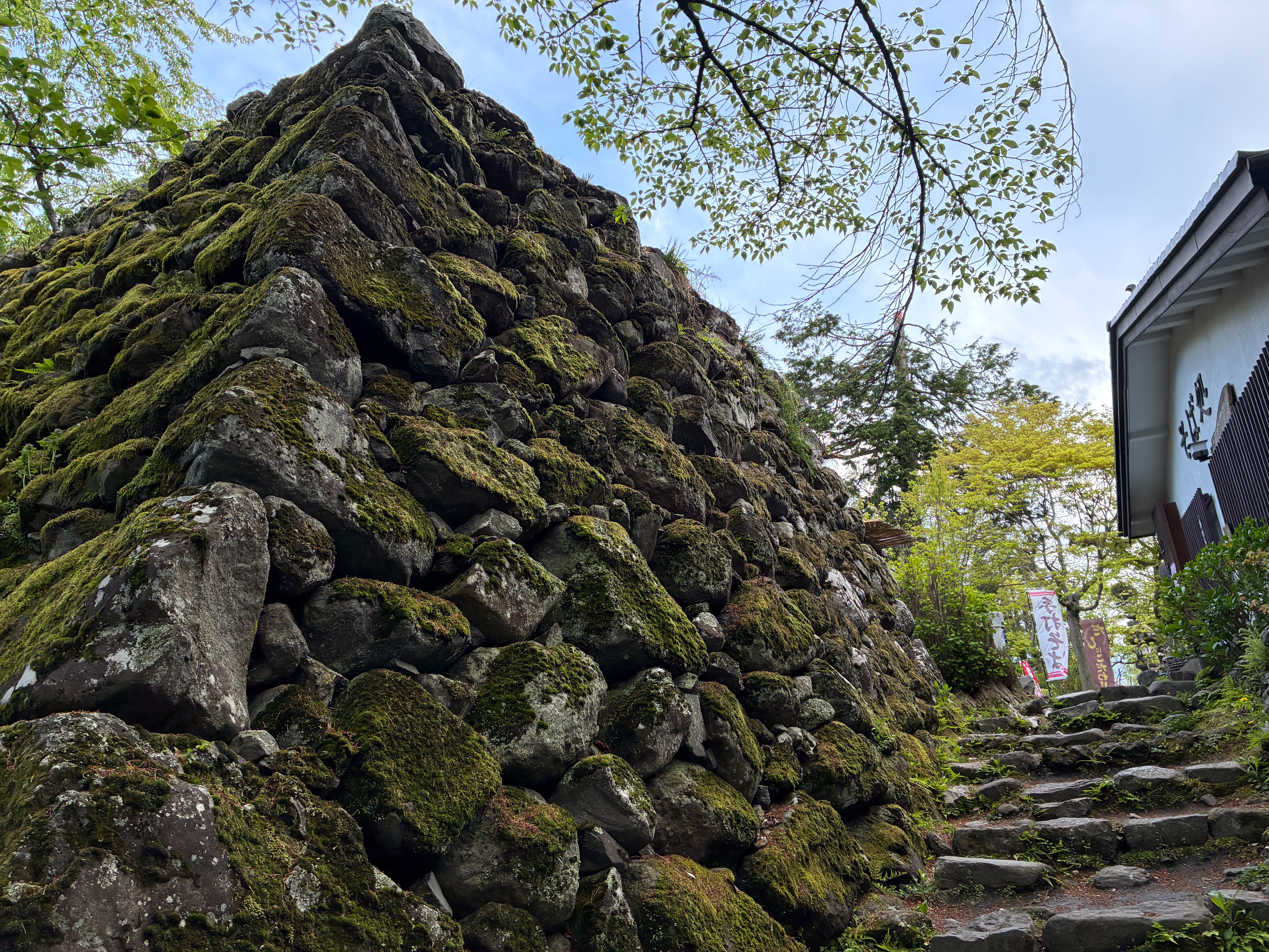 小諸城址 懐古園 本丸石垣と山城館