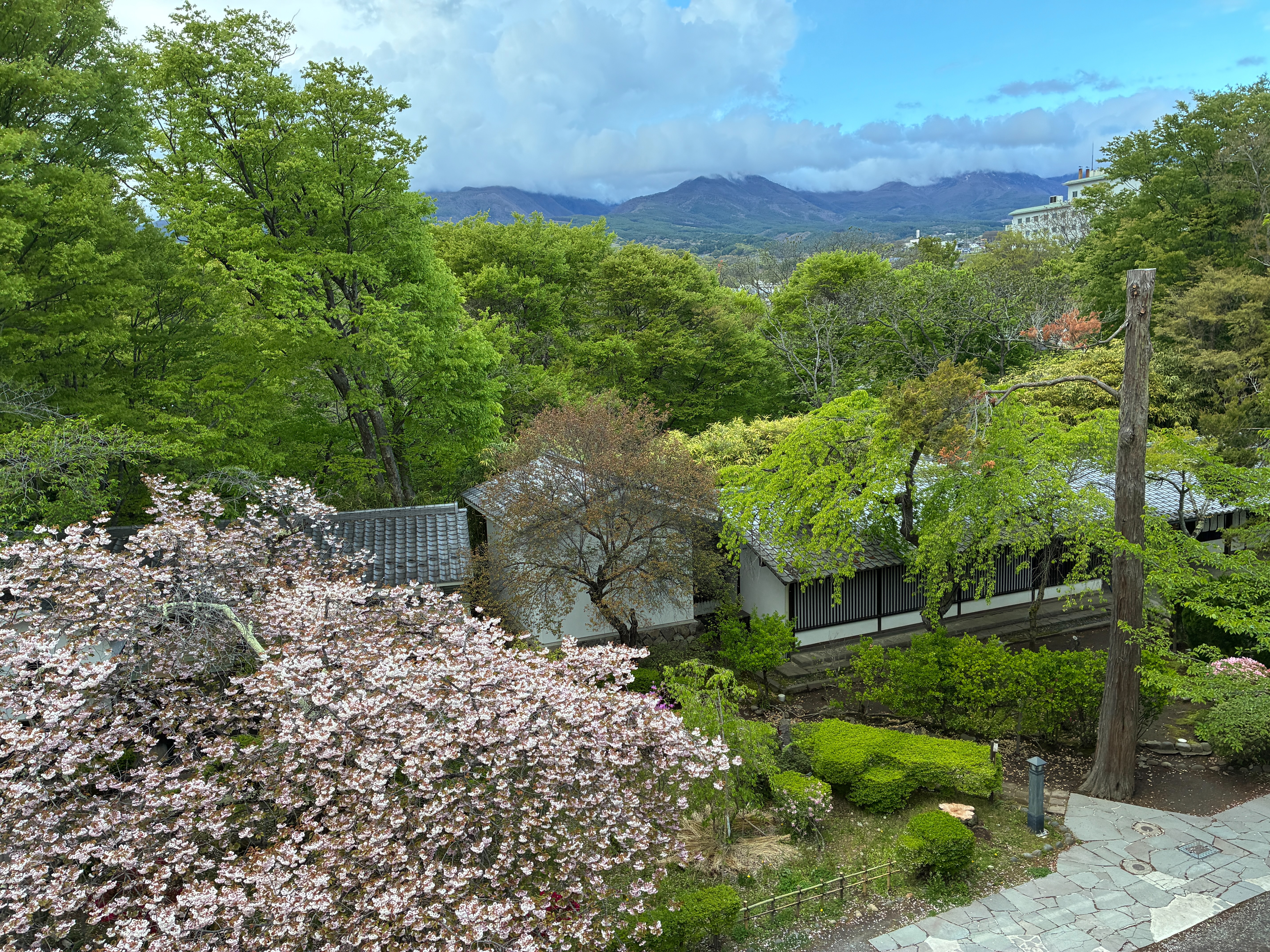 小諸城址 懐古園 天守台からの眺め