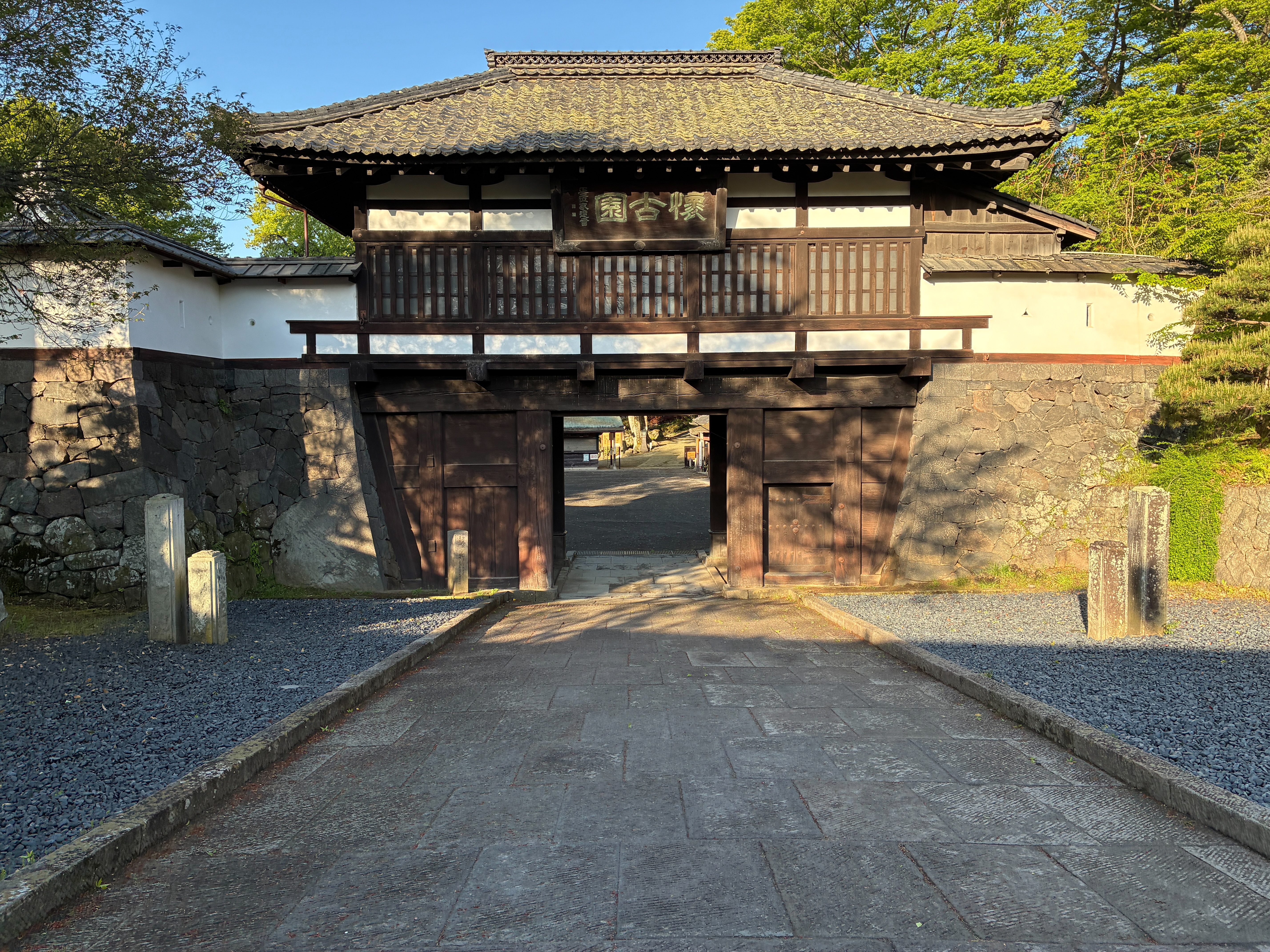 小諸城跡 三之門の朝