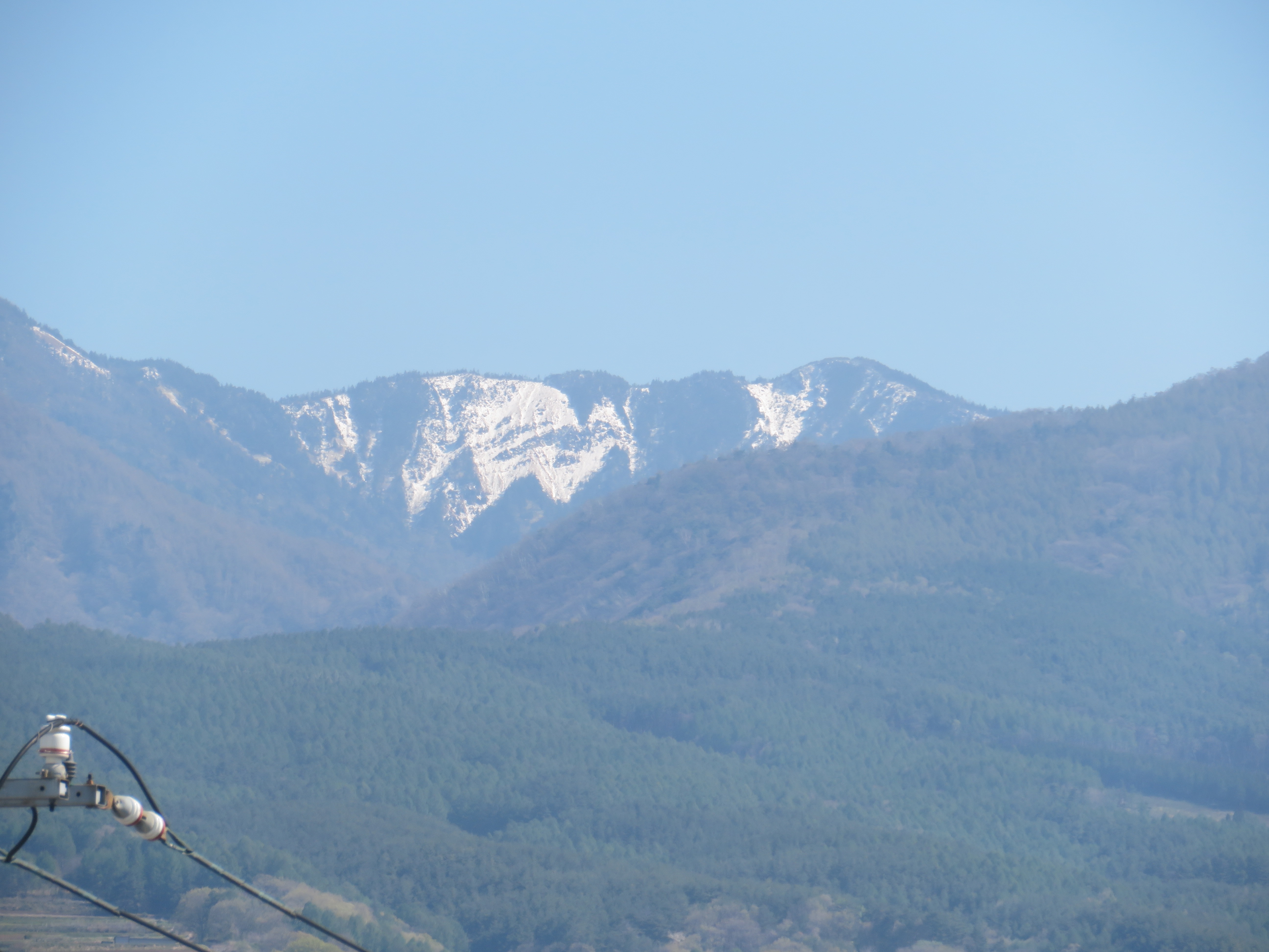 小諸グランドキャッスルホテル ホテルから眺める浅間山連峰
