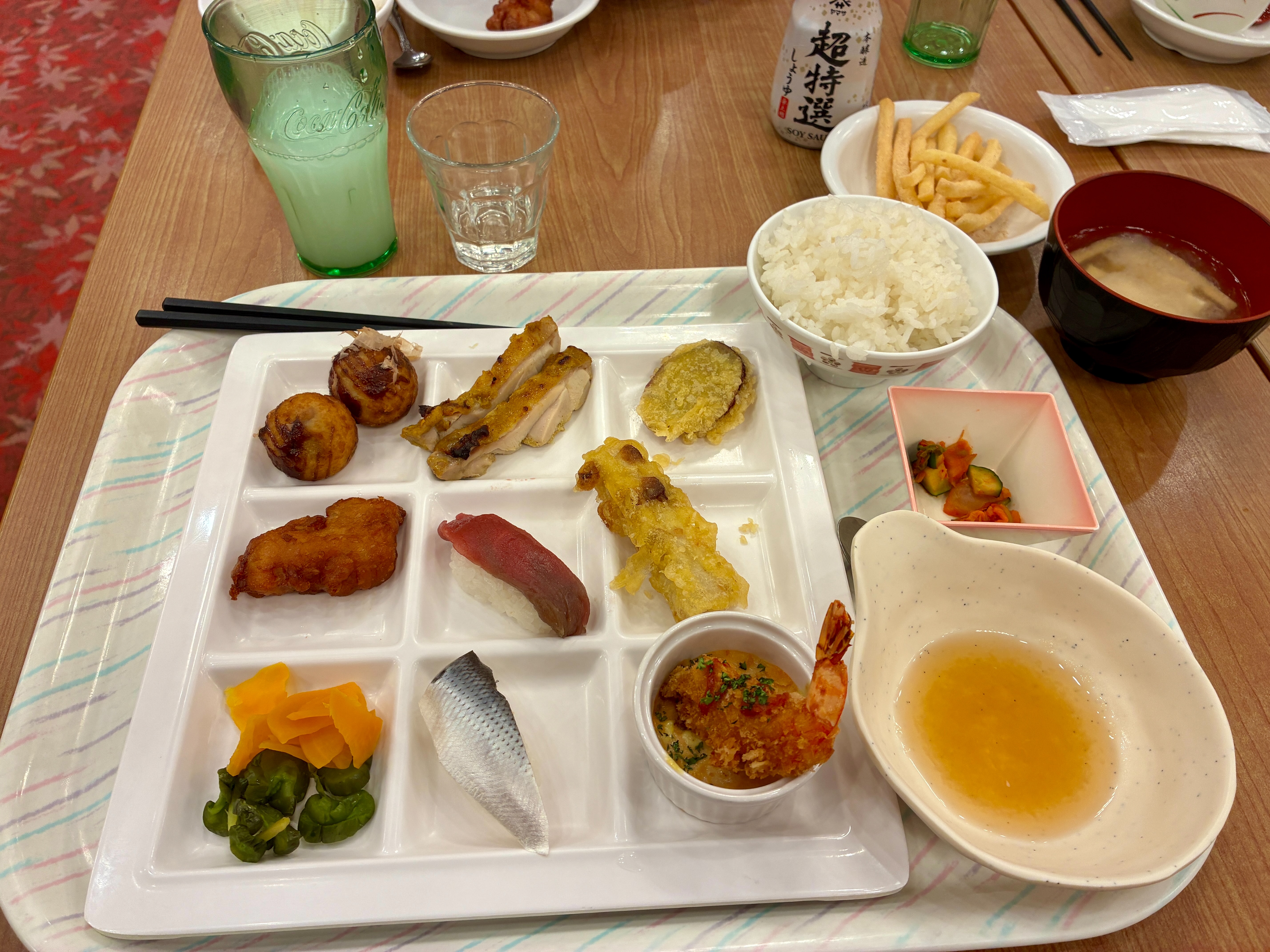 小諸グランドキャッスルホテル 夕食バイキング ドリンクバーも