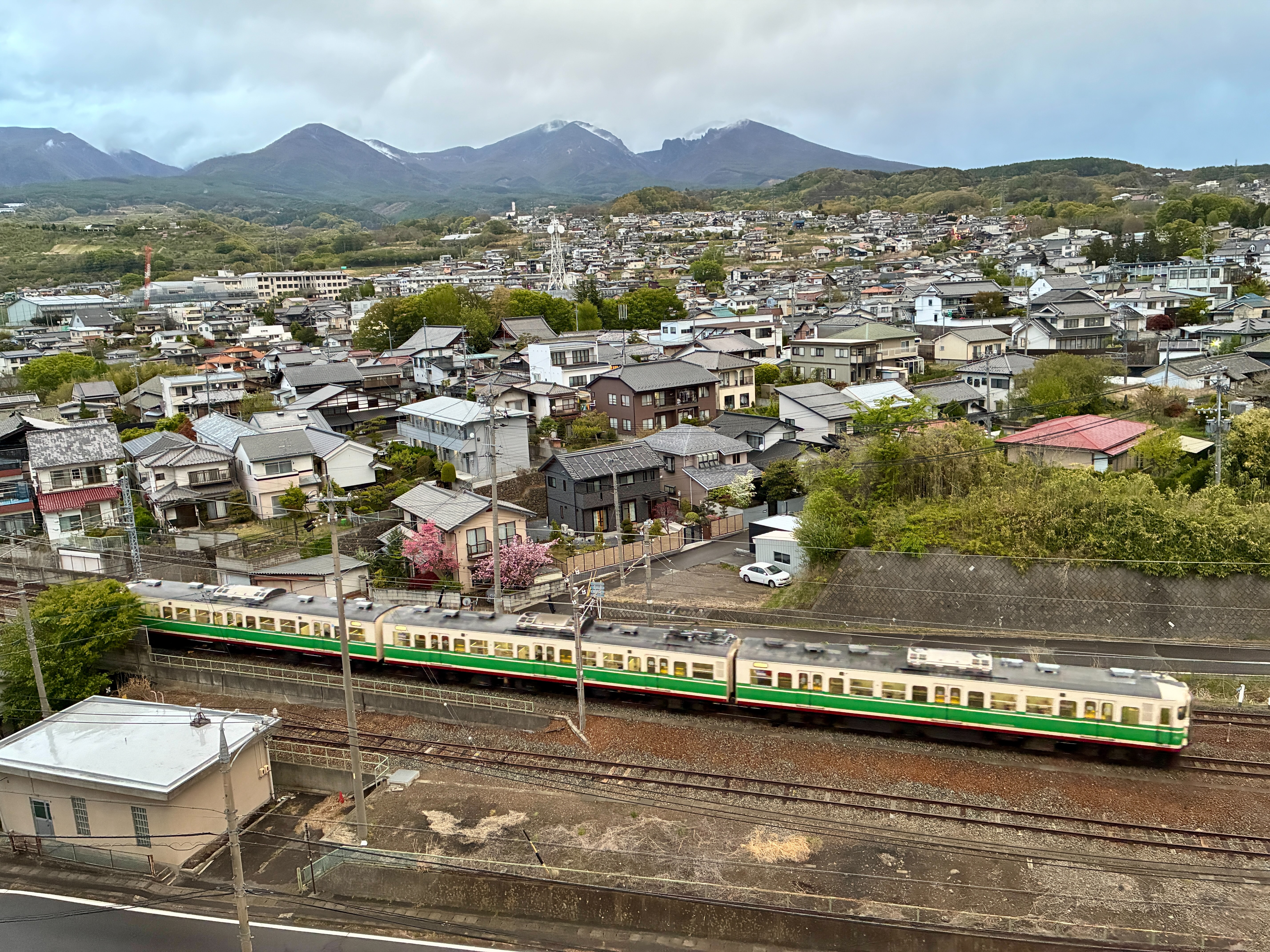 小諸グランドキャッスルホテル トレインビュー＆浅間山連峰