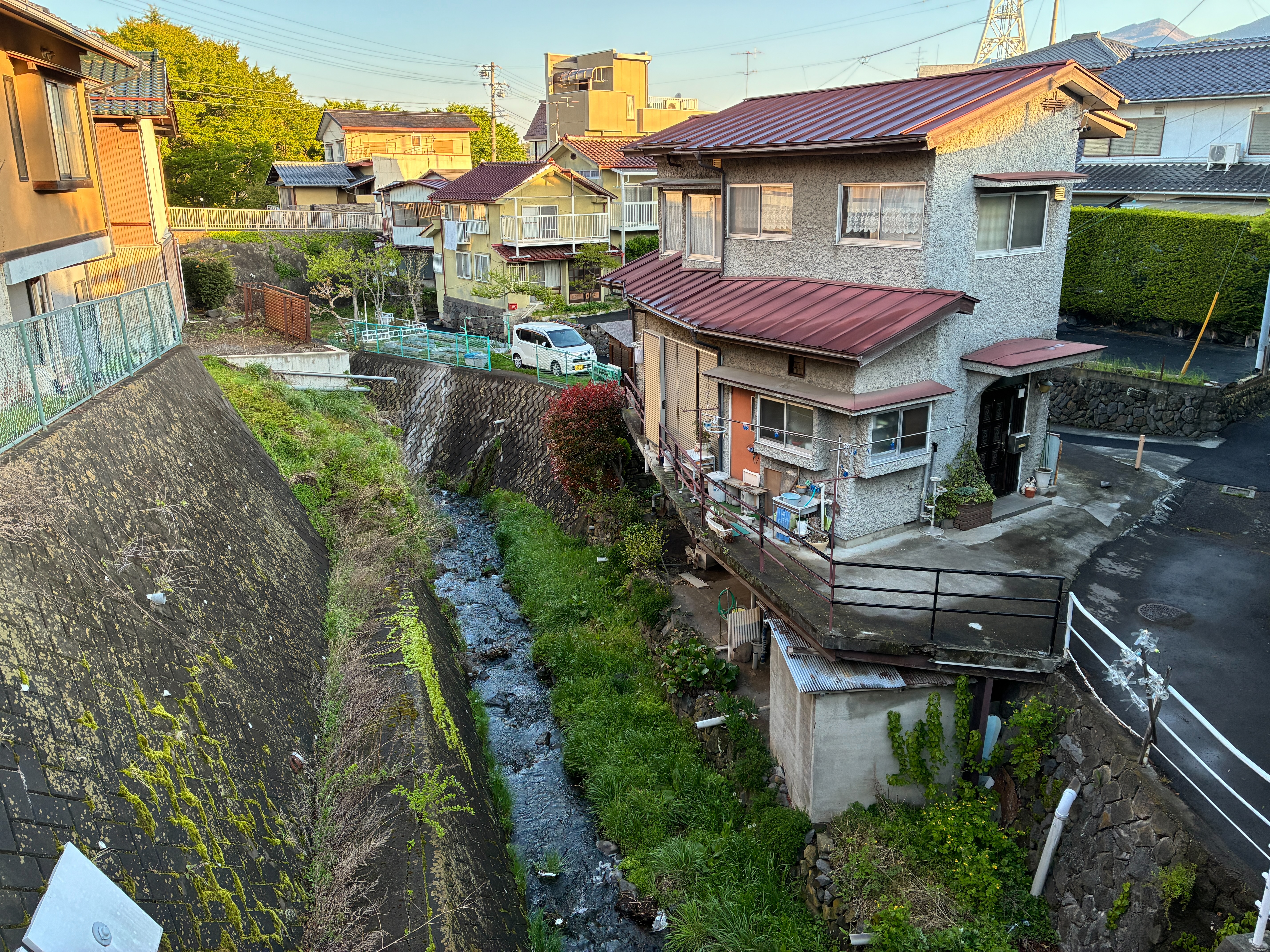 北国街道 小諸宿 権兵衛坂 常盤橋から中沢川