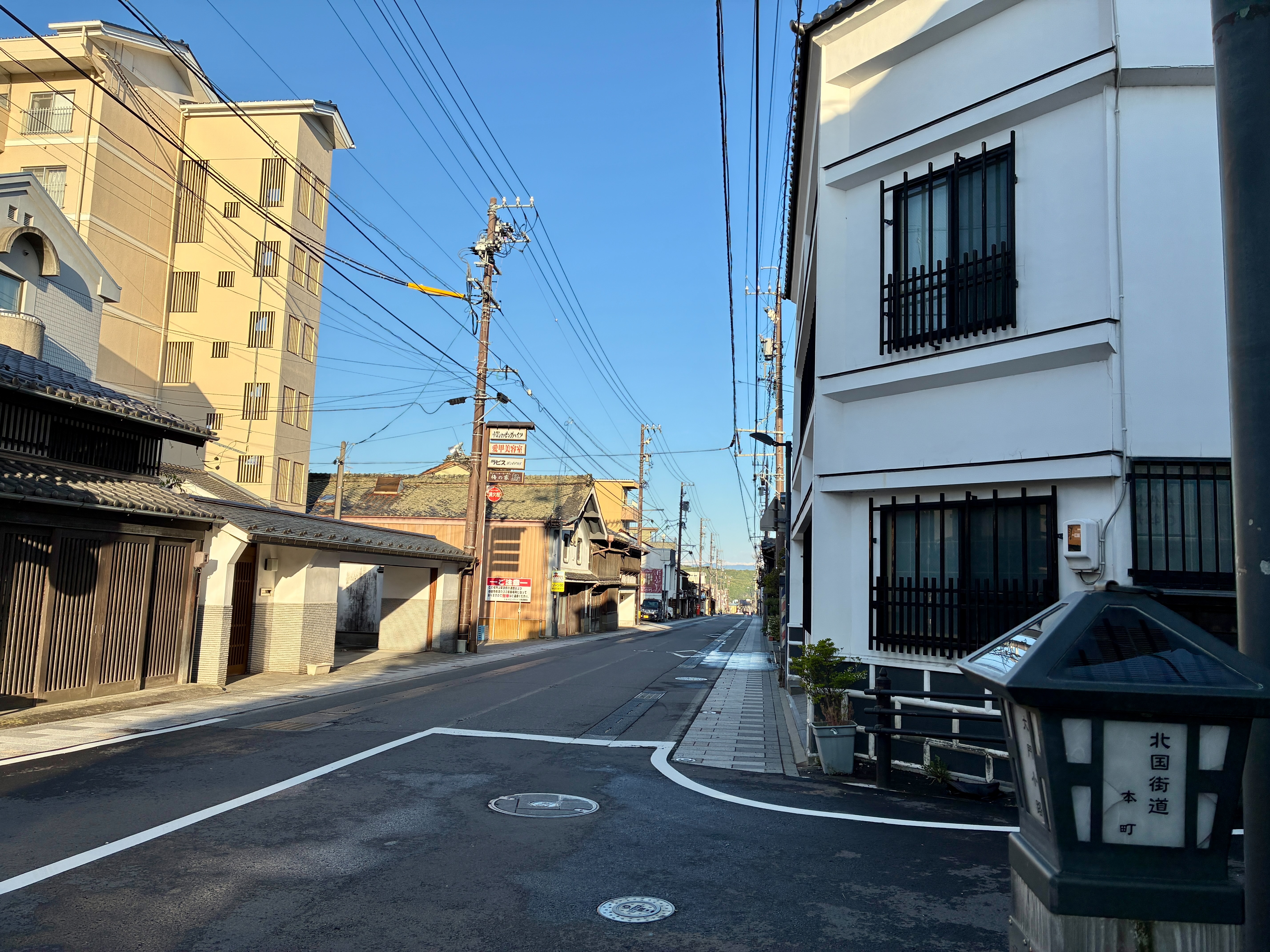 北国街道 小諸宿 祇園坂付近