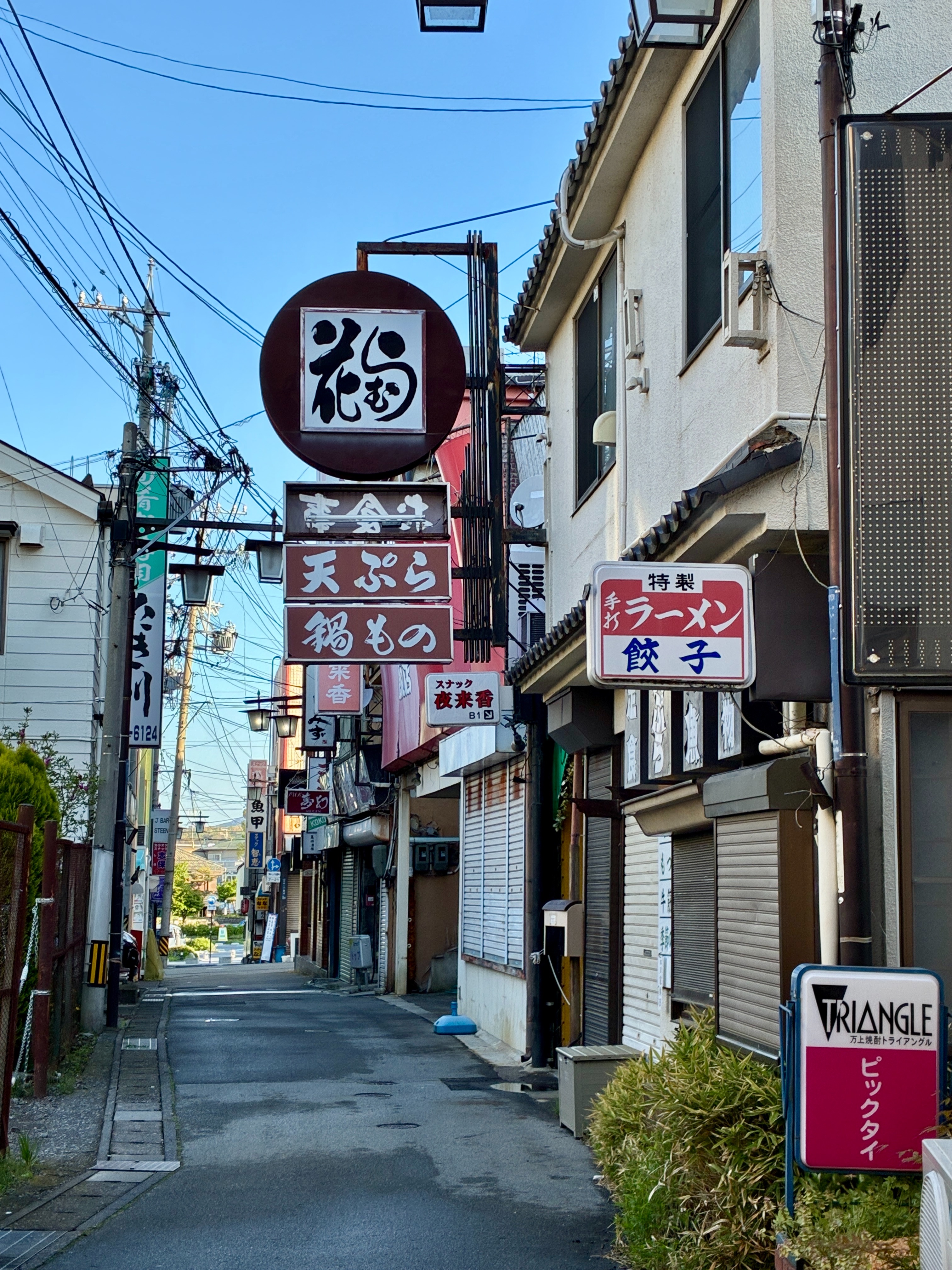 高原の城下町・小諸 繁華街の朝