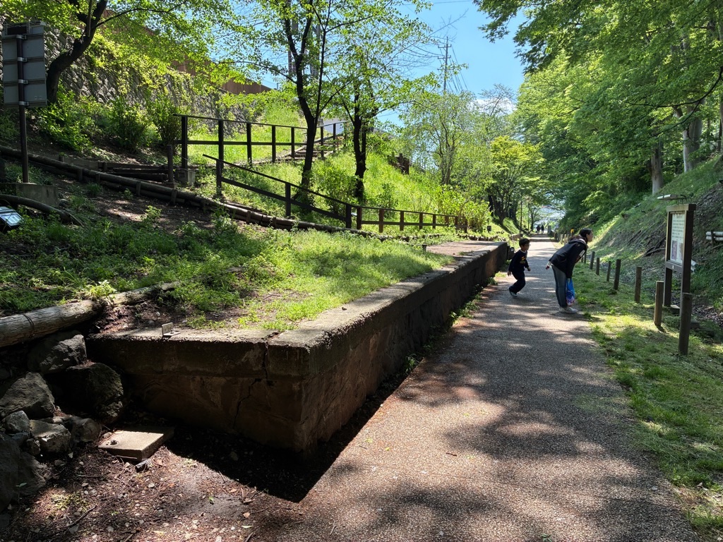 上田城跡ケヤキ並木 公園前駅跡